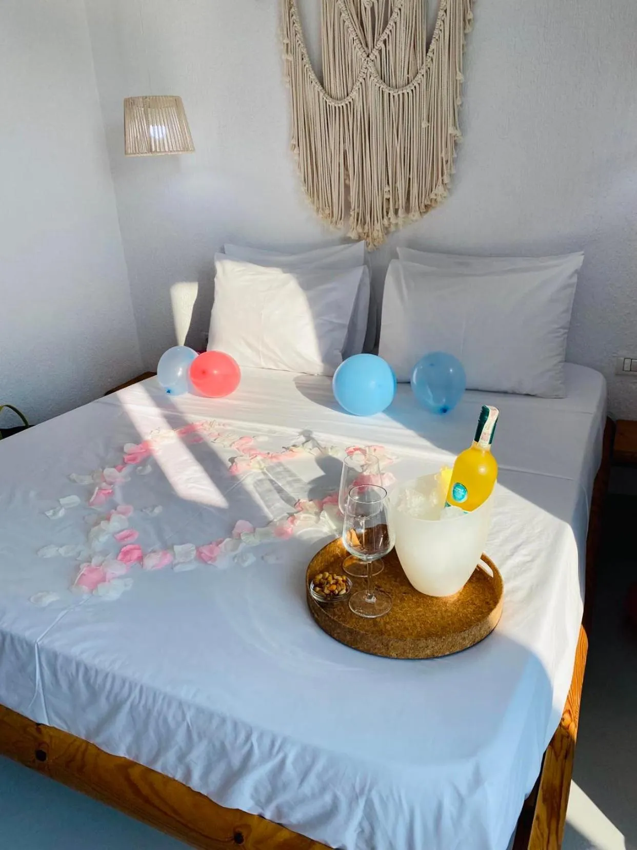 Bed in Geo & Art Boutique Hotel Himara