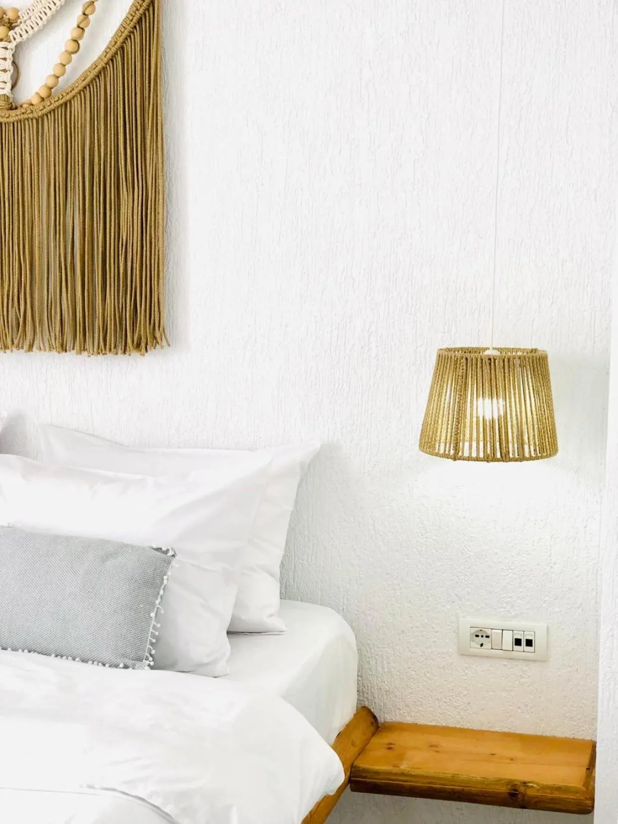 Bed in Geo & Art Boutique Hotel Himara
