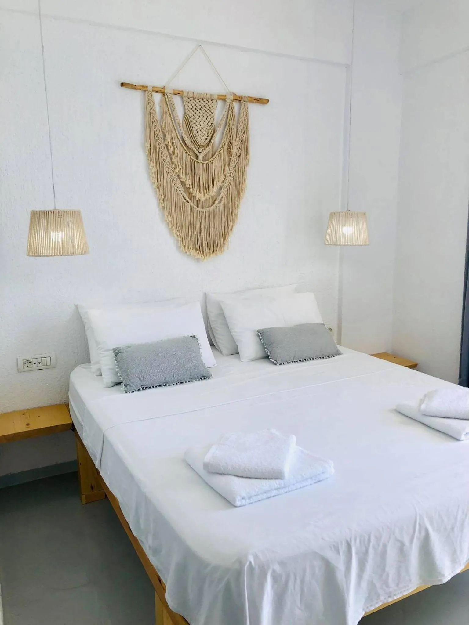 Bed in Geo & Art Boutique Hotel Himara