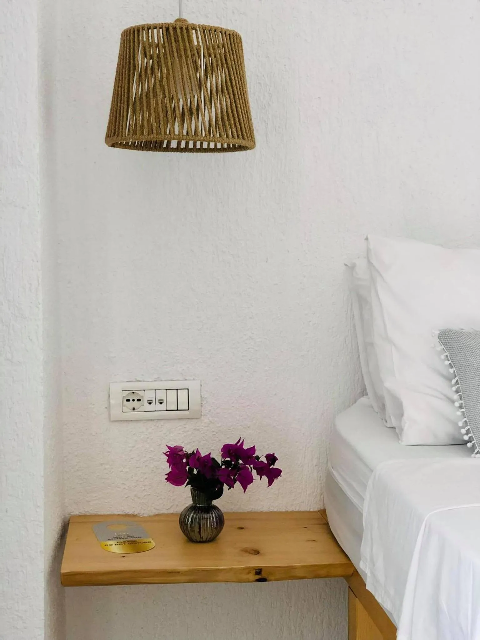 Bed in Geo & Art Boutique Hotel Himara