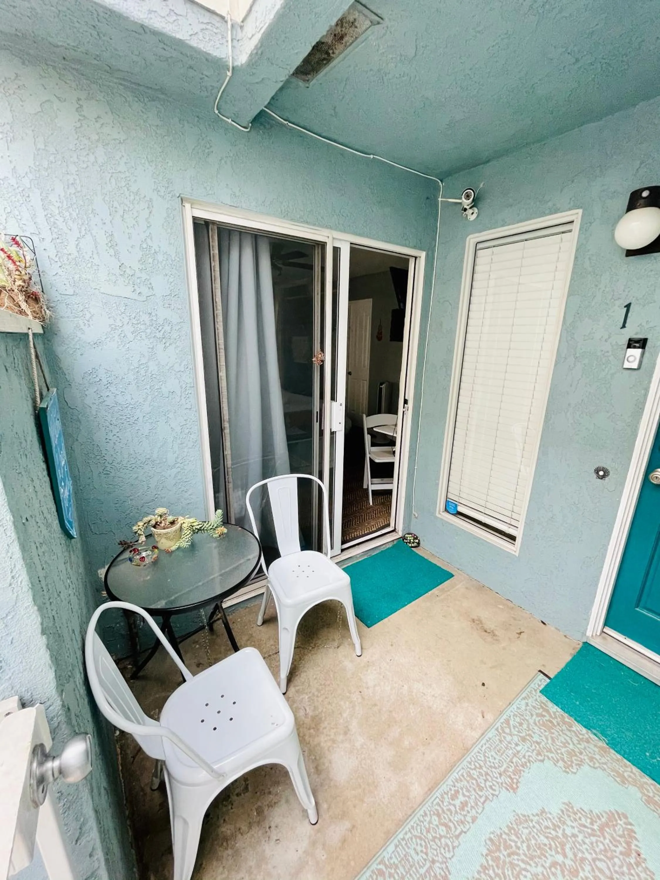 Seating area in Boho Chic Beach Suite