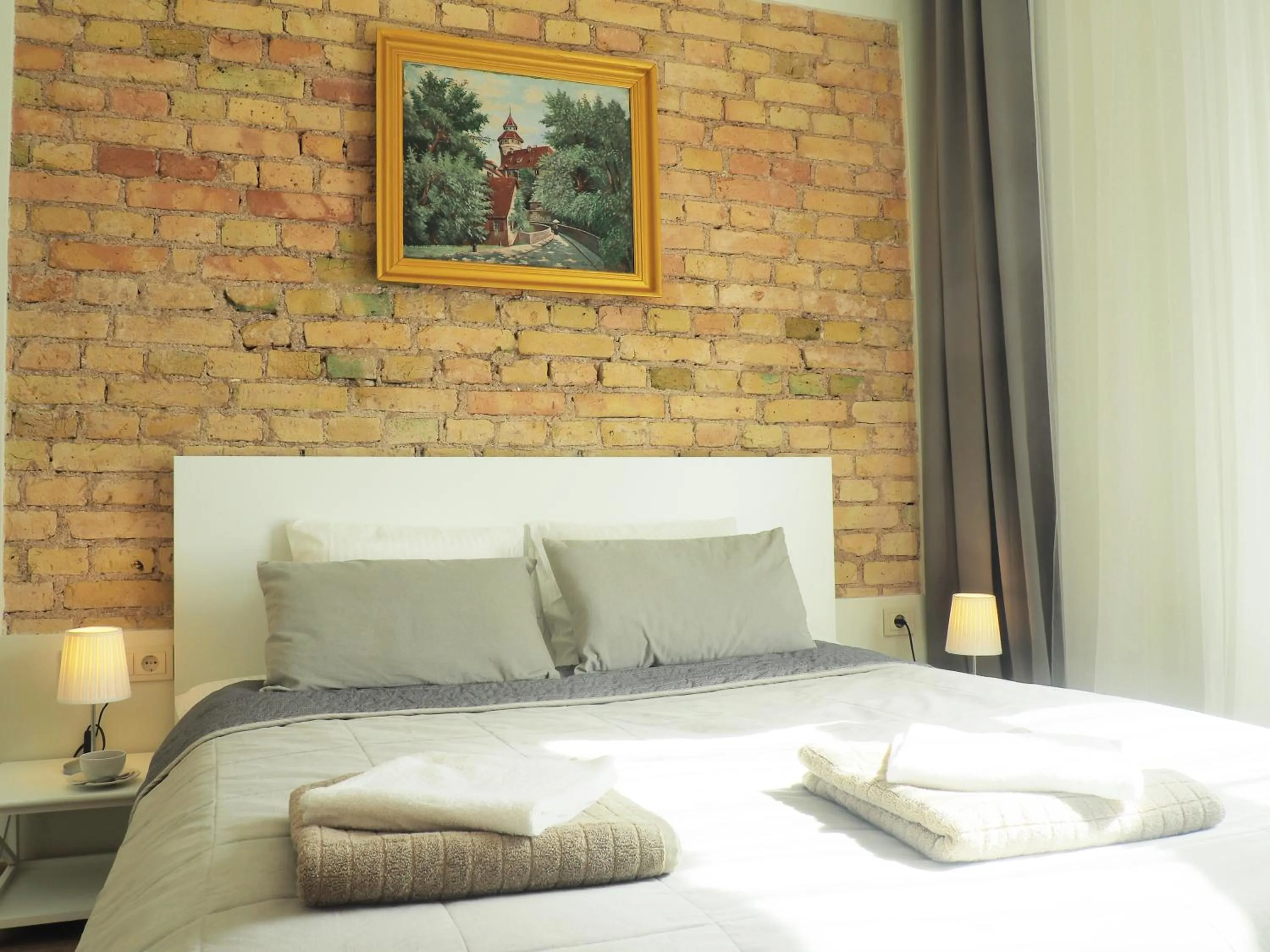 Bed in Emi apartment