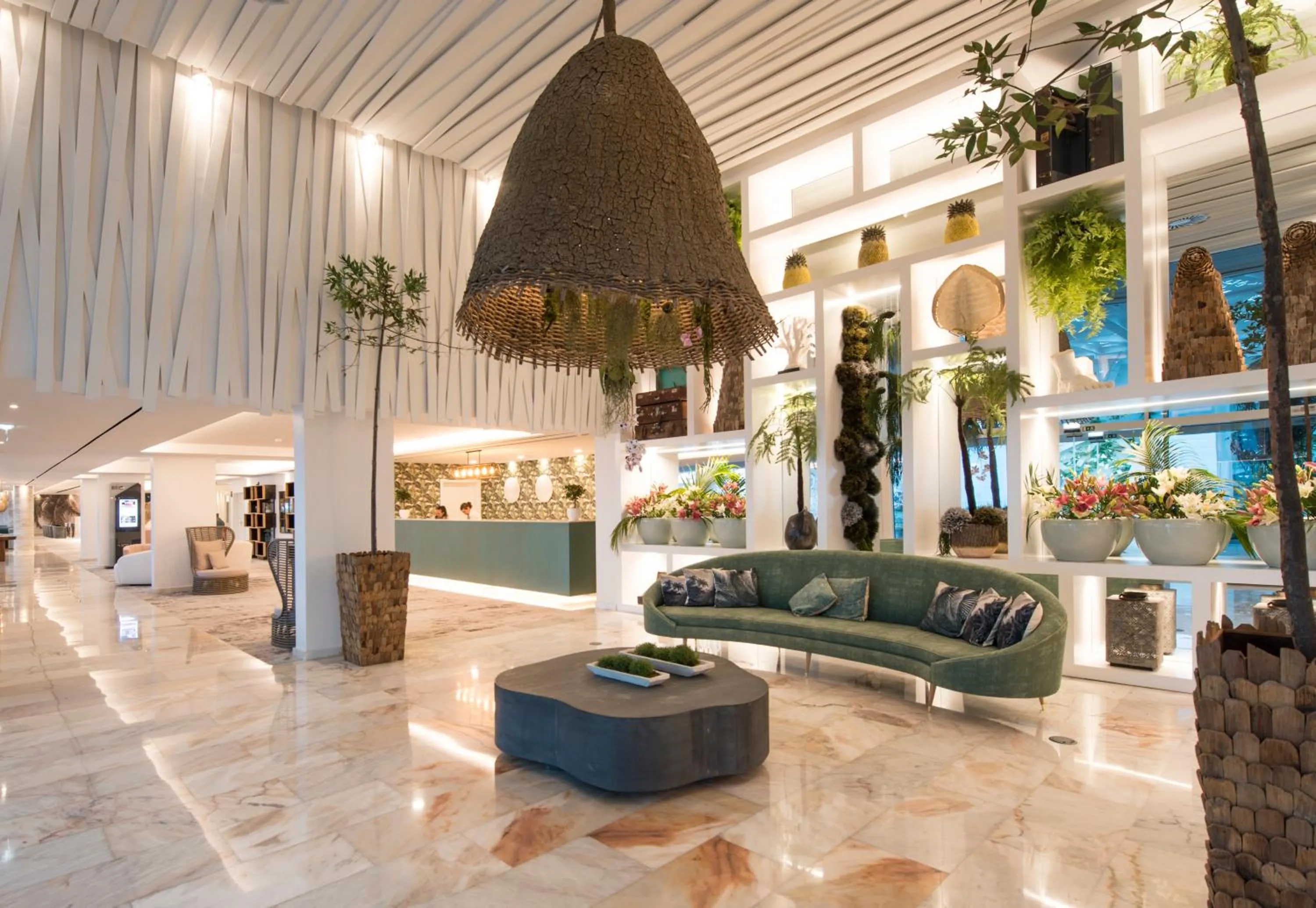 Lobby or reception in Hotel Alto Lido