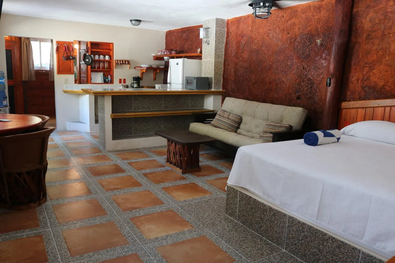 Seating area in The Diving Lodge Downtown