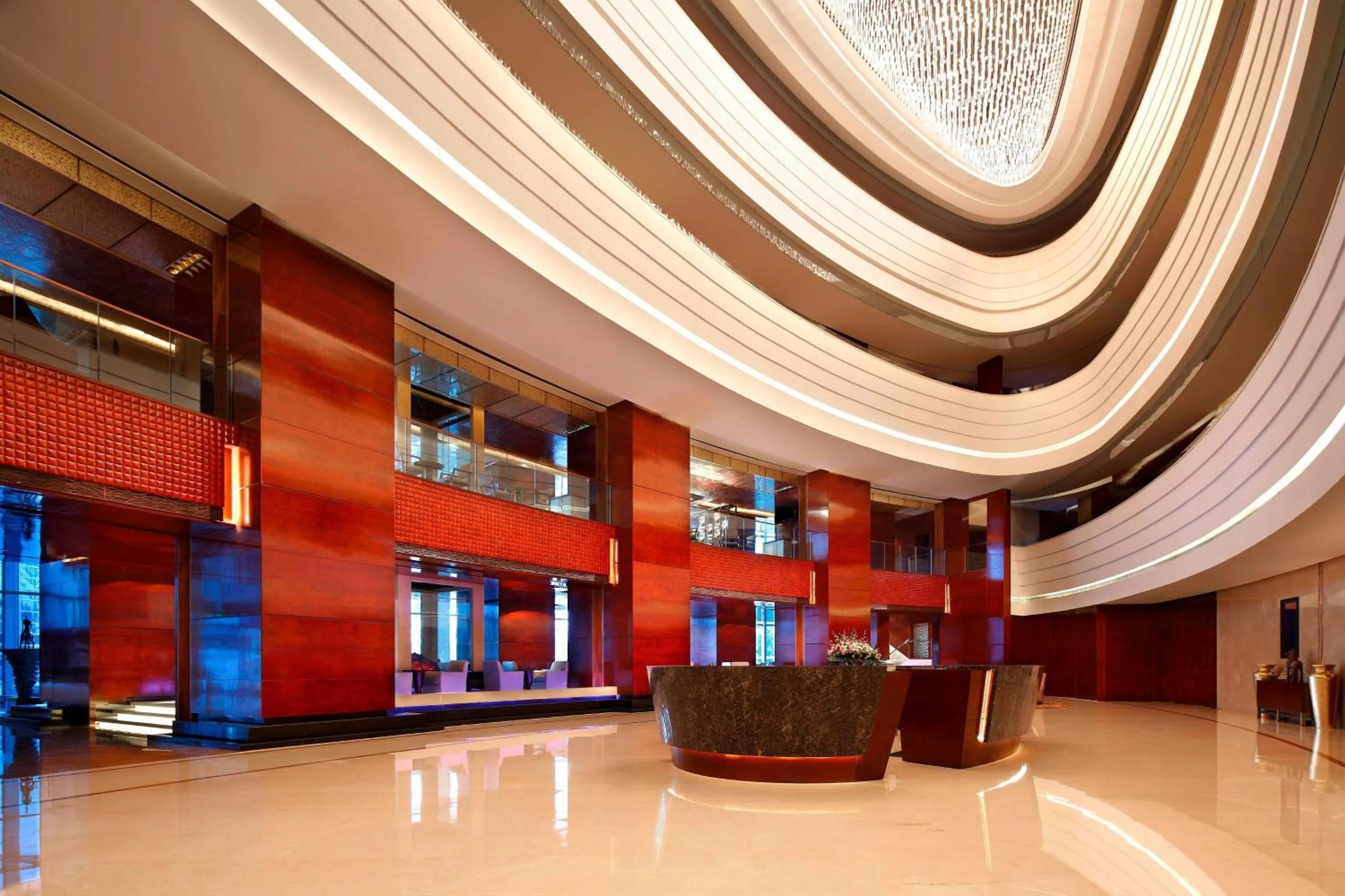 Lobby or reception in Sheraton Jinzhou Hotel
