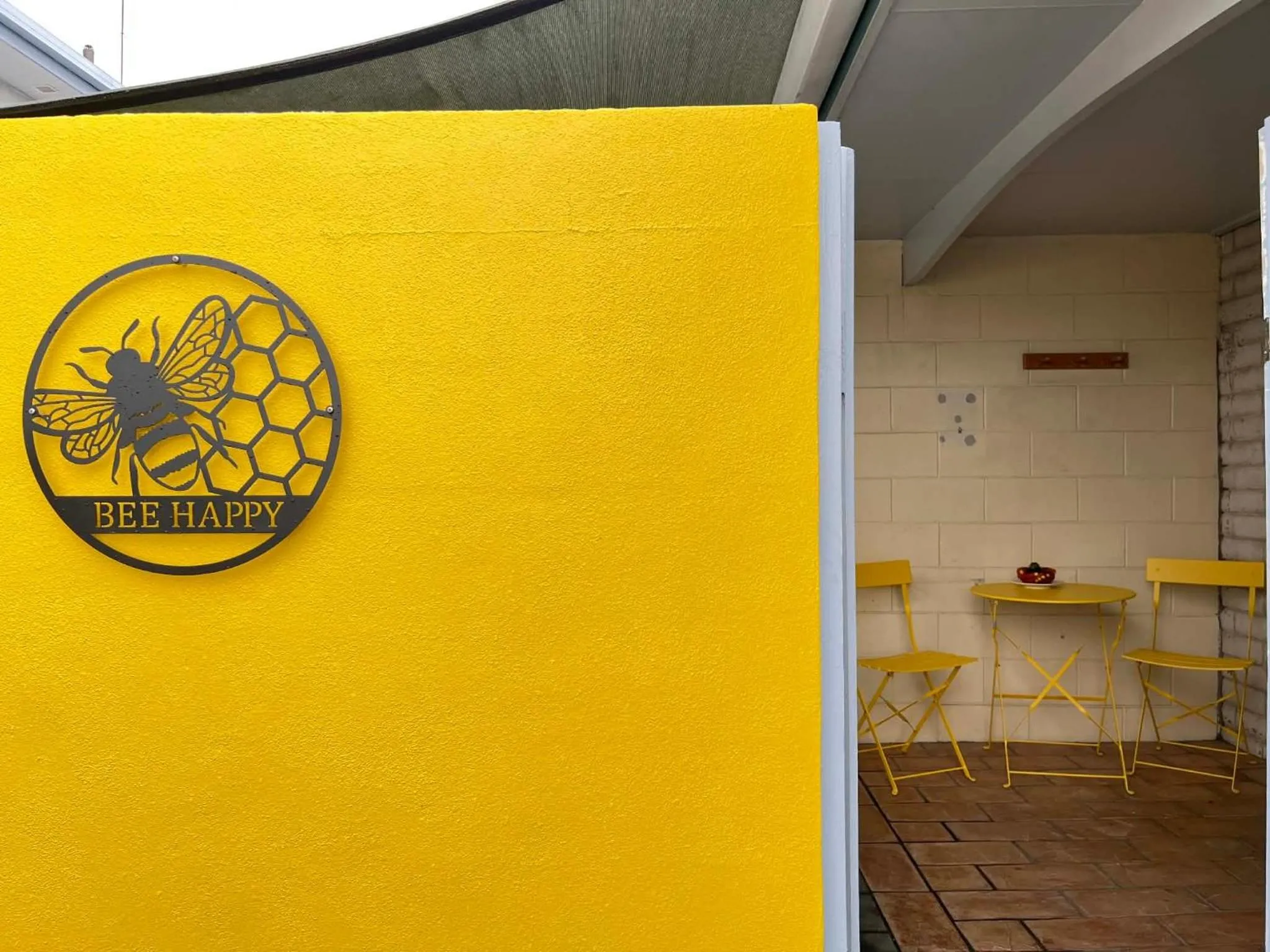 Inner courtyard view in Kowhai Motel Rotorua