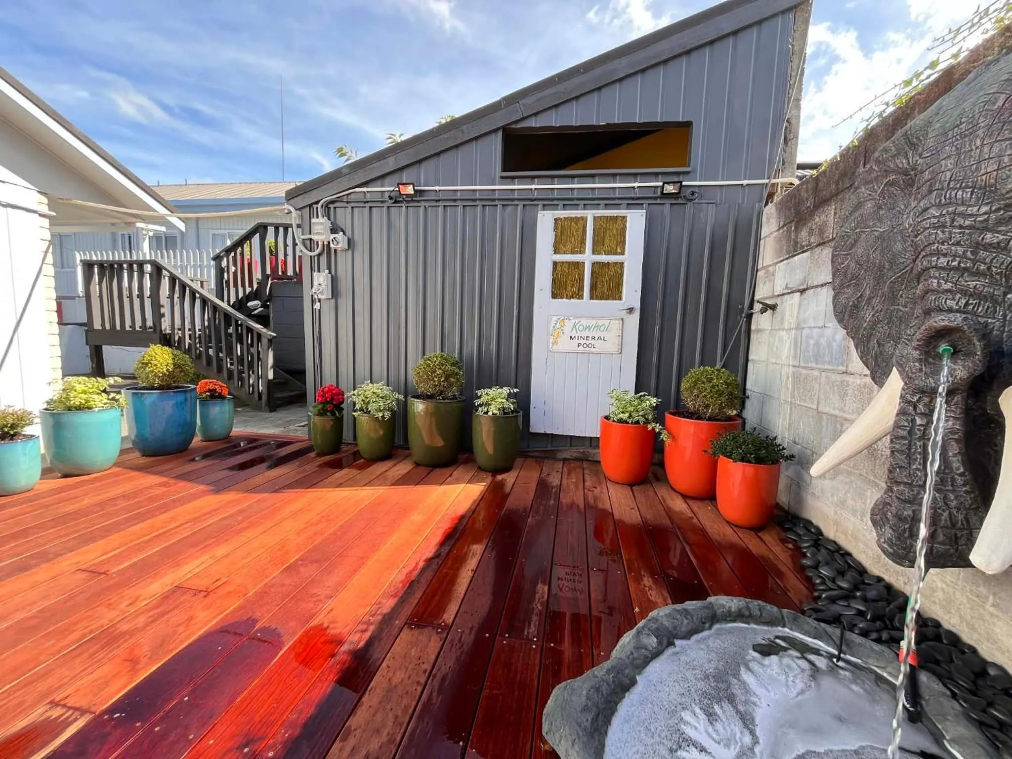 Garden in Kowhai Motel Rotorua