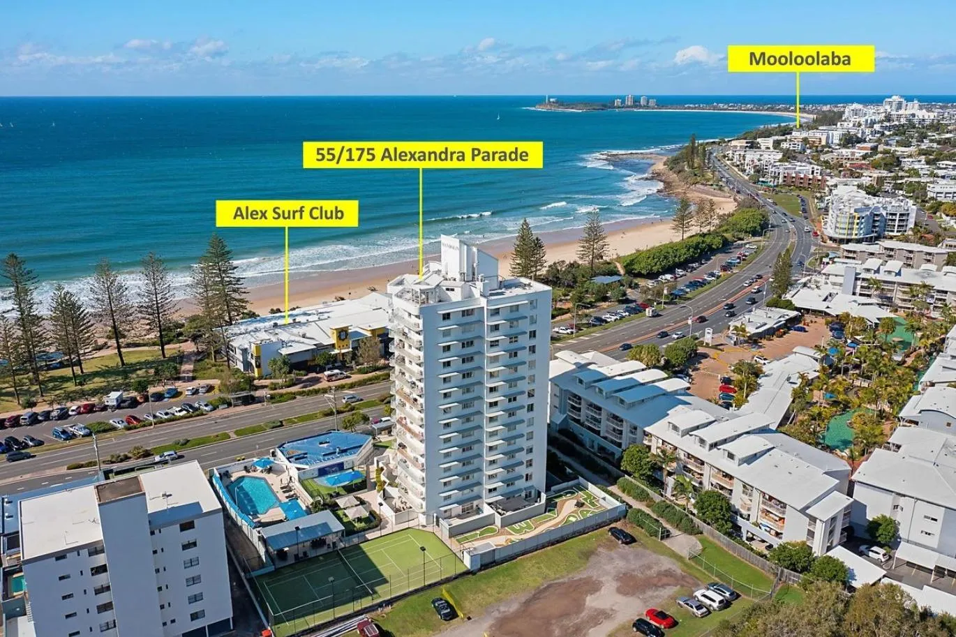 Property building in Mandolin Beachfront Resort