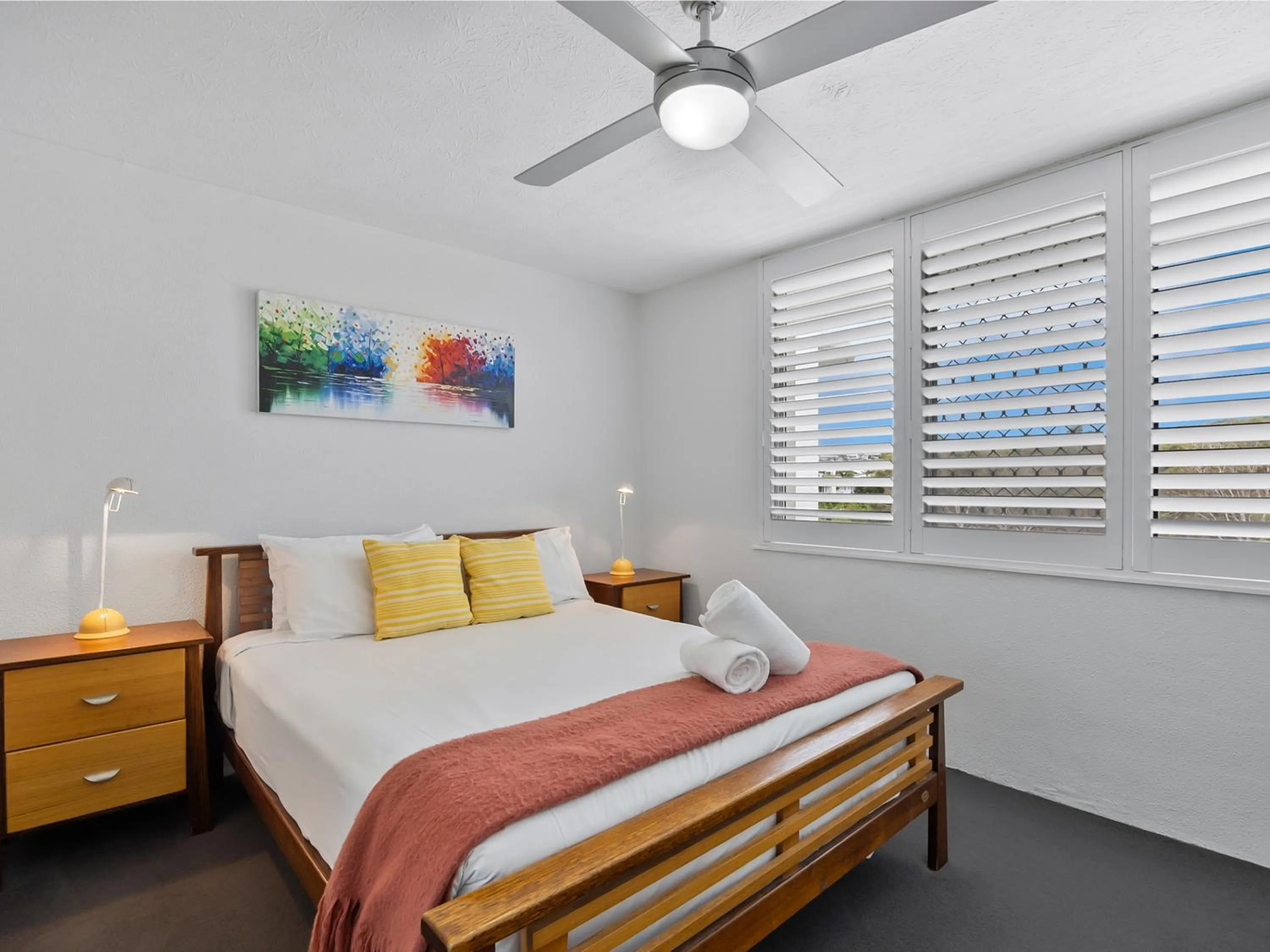 Bed in Mandolin Beachfront Resort