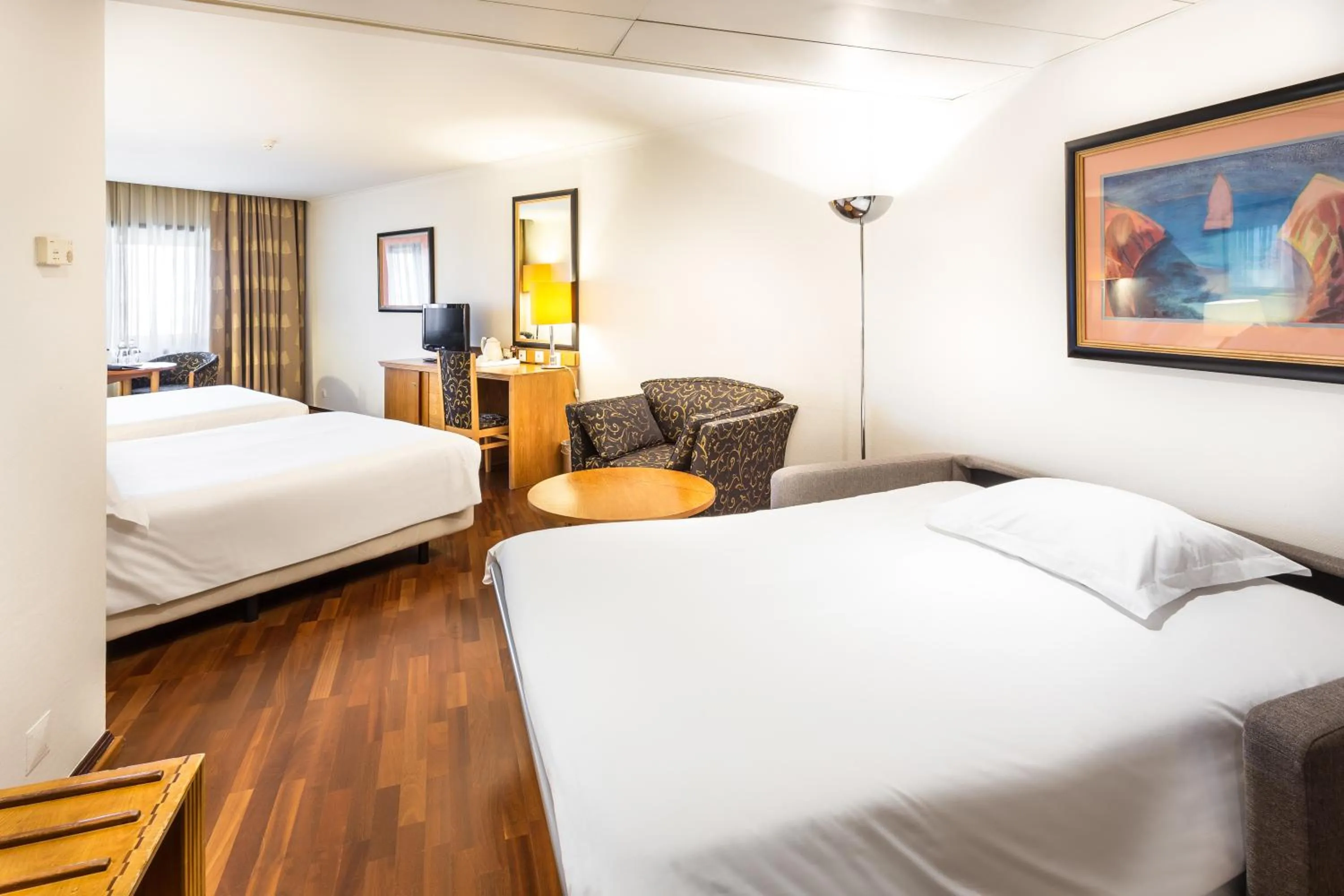 Bed in Radisson Blu Hotel Lisbon