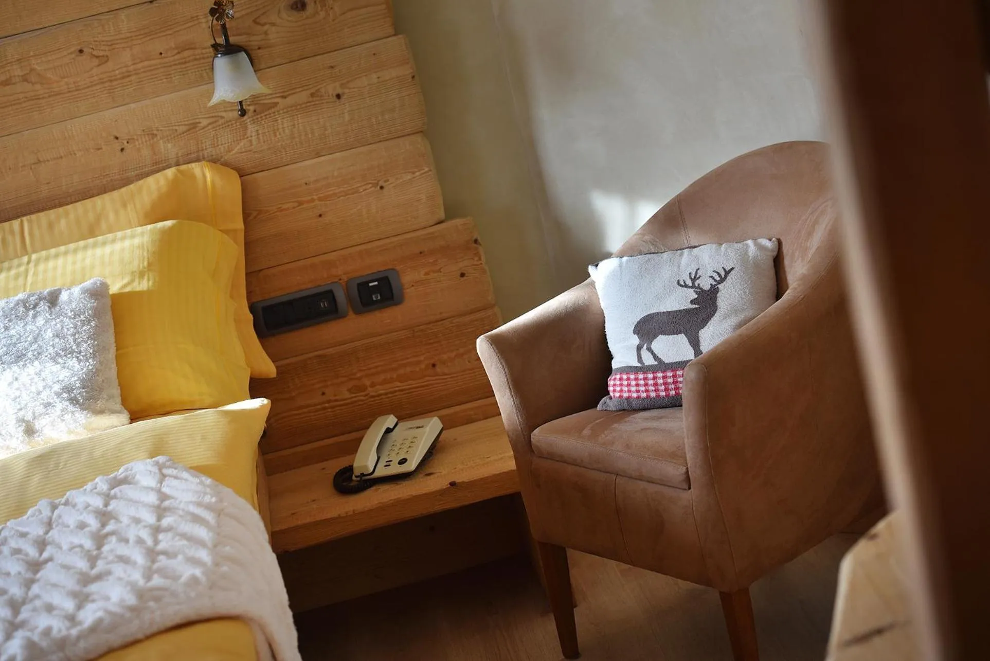 Bed in Hotel Costanza Mountain Holiday