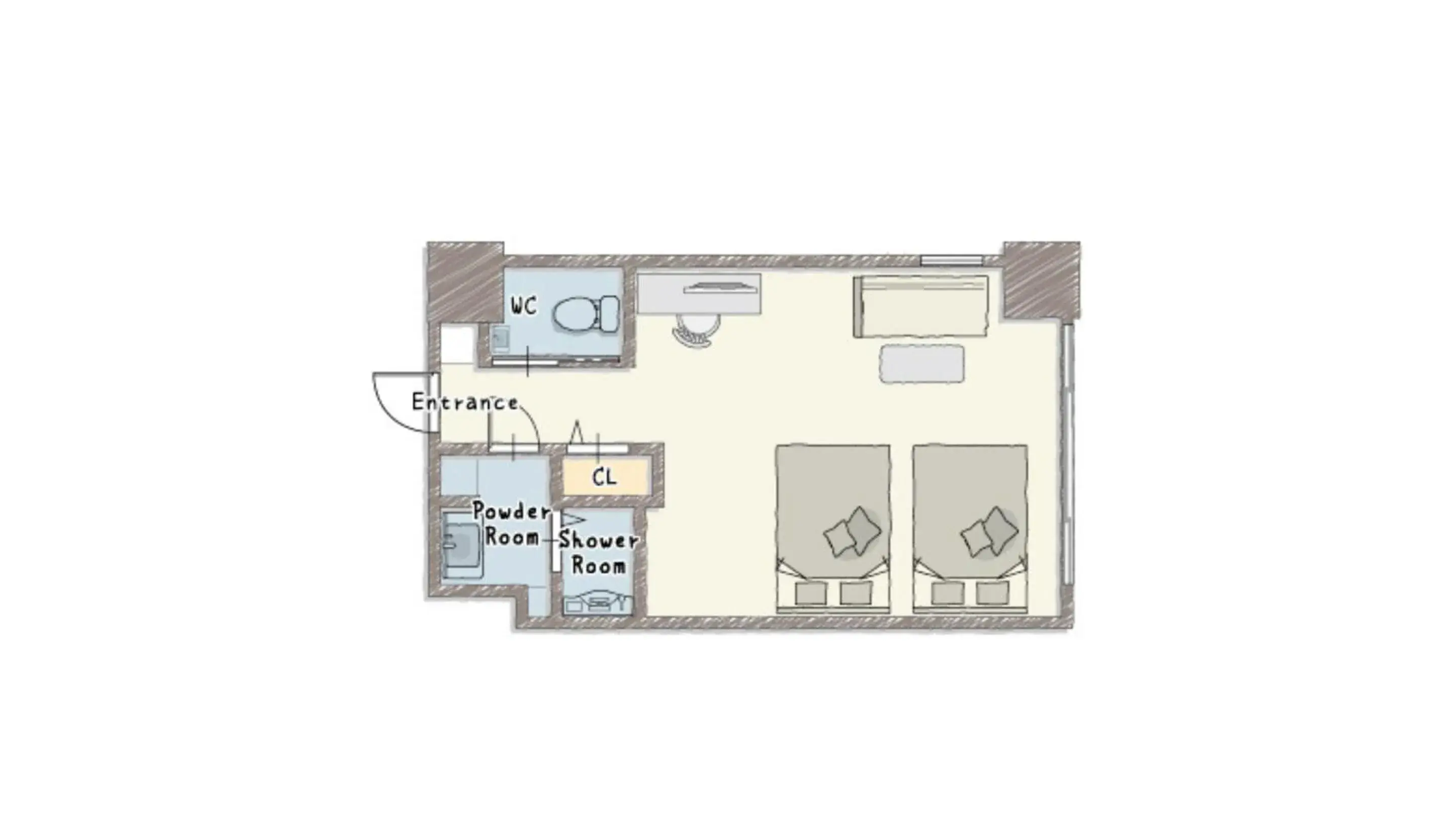 Standard Family Room in Hauza Kyoto Gojo Karasuma Standard Family Room in Hauza Kyoto Gojo Karasuma
