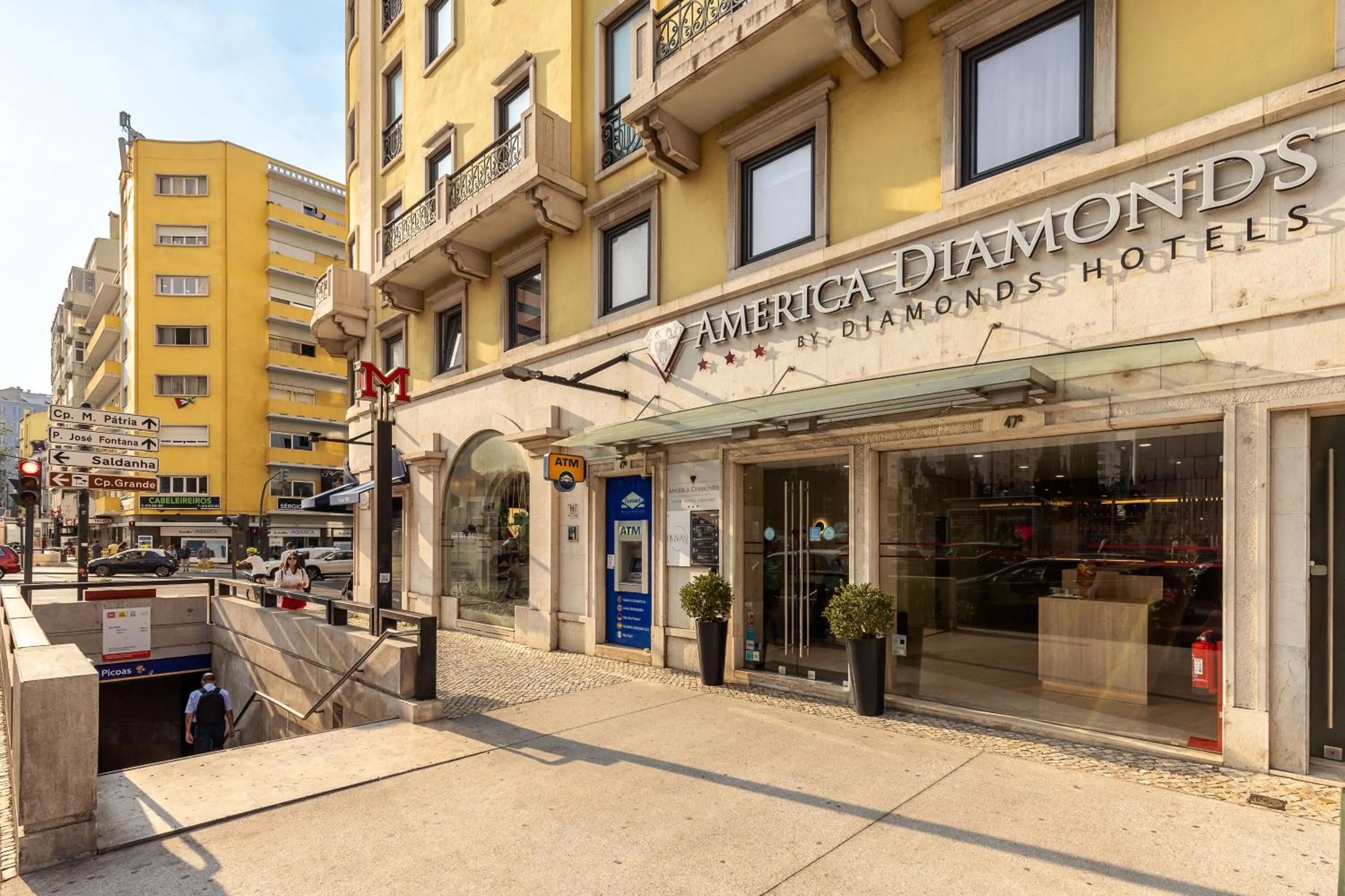 Facade/entrance in America Diamonds Hotel