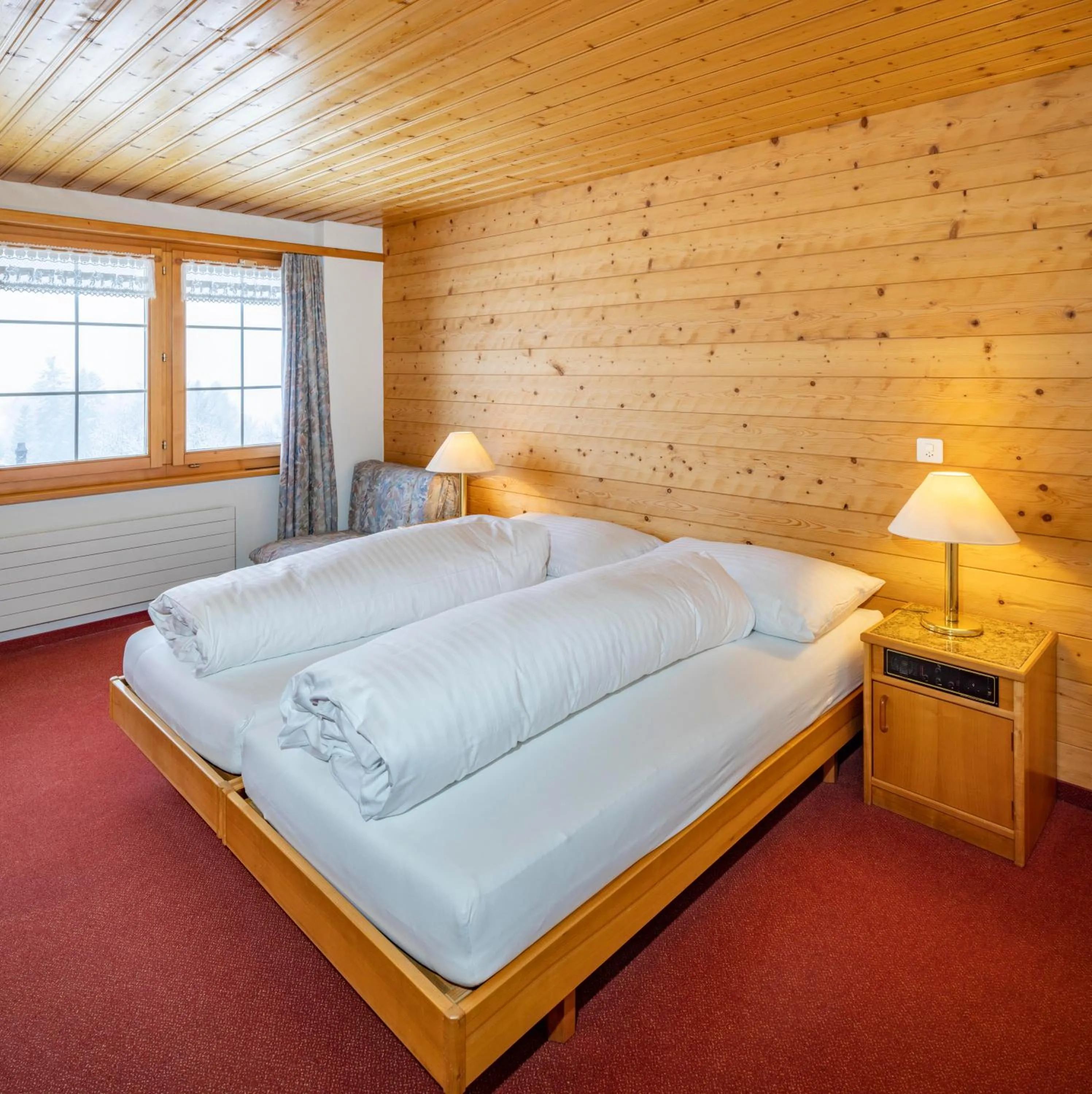 Bed in Hotel und Restaurant Chäseren