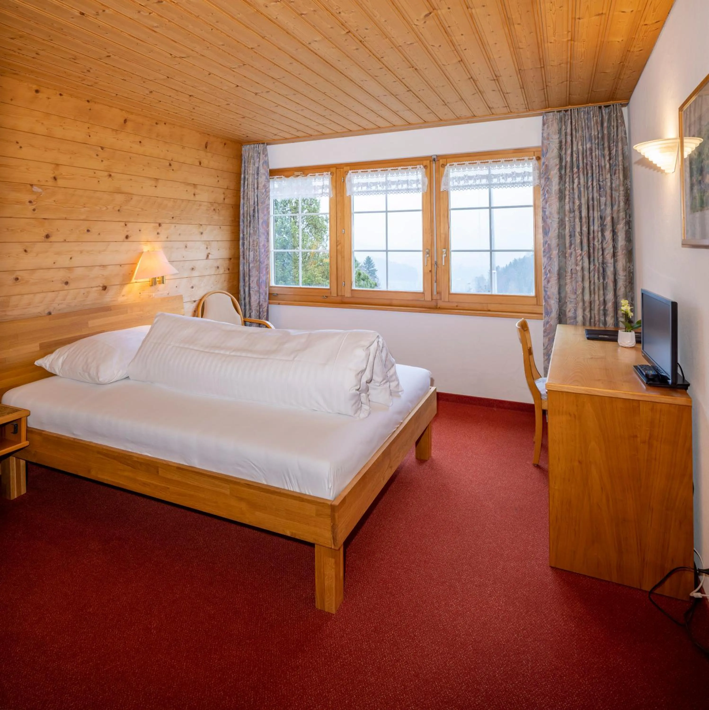 Bed in Hotel und Restaurant Chäseren