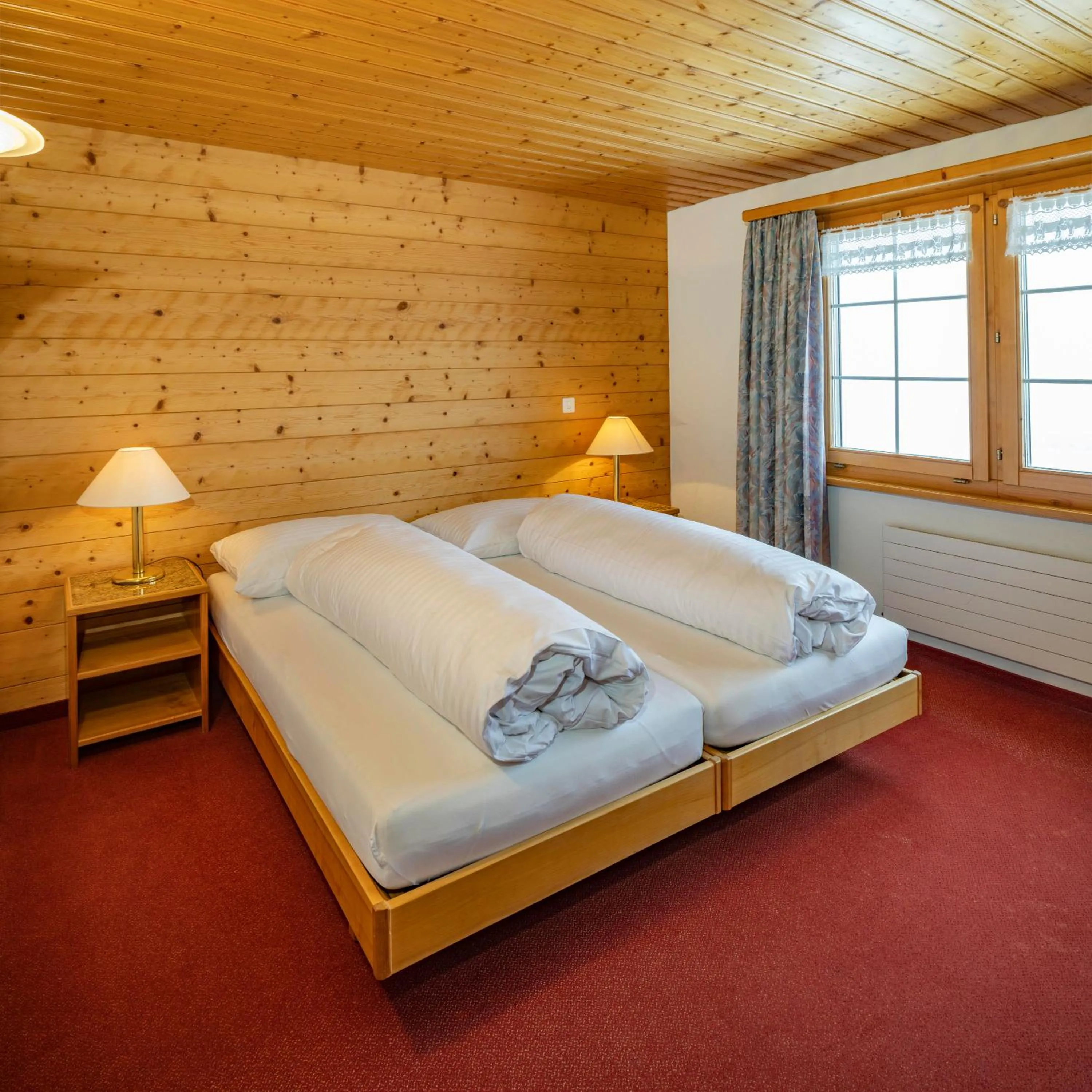 Bed in Hotel und Restaurant Chäseren