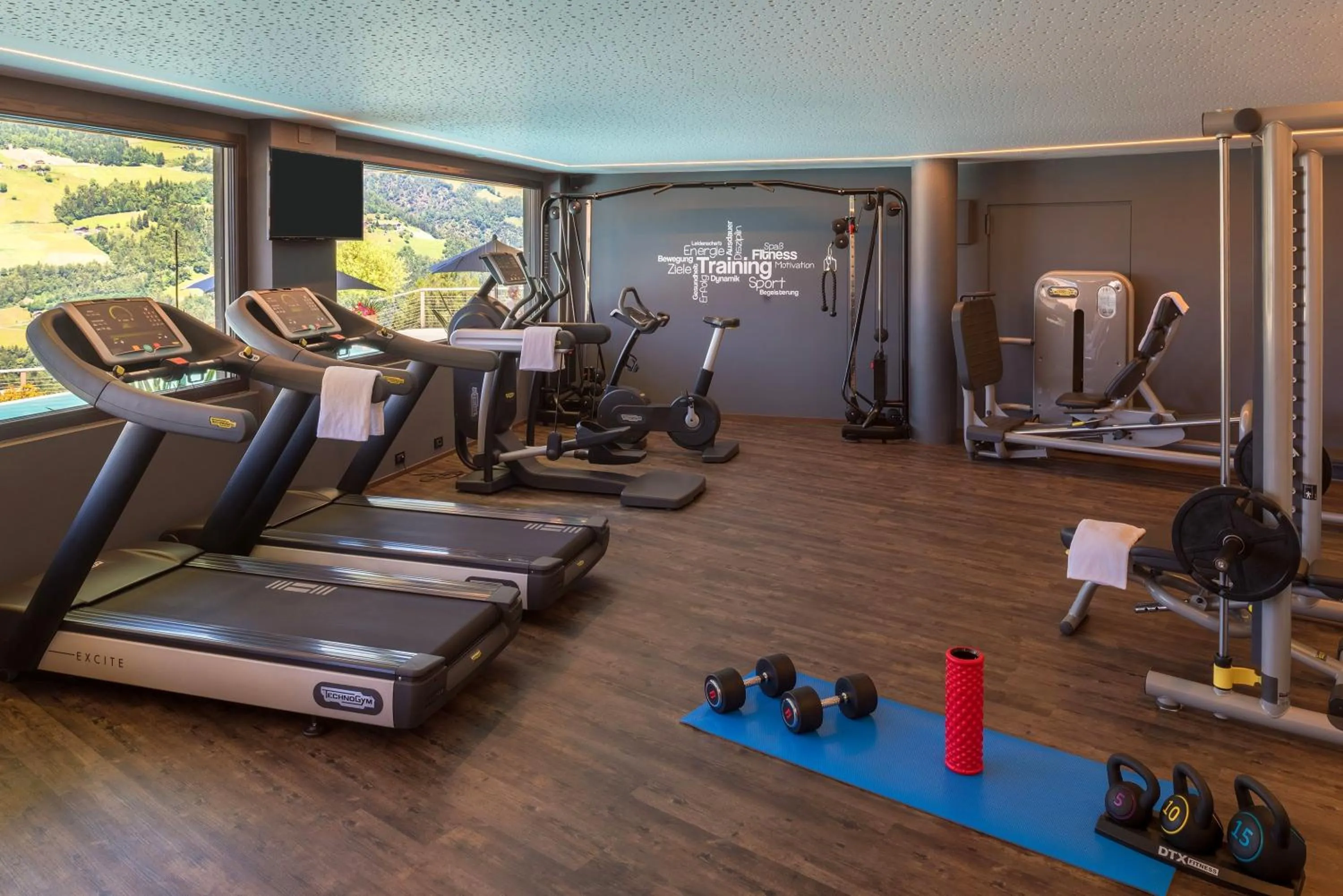 Fitness centre/facilities in Hotel Panorama