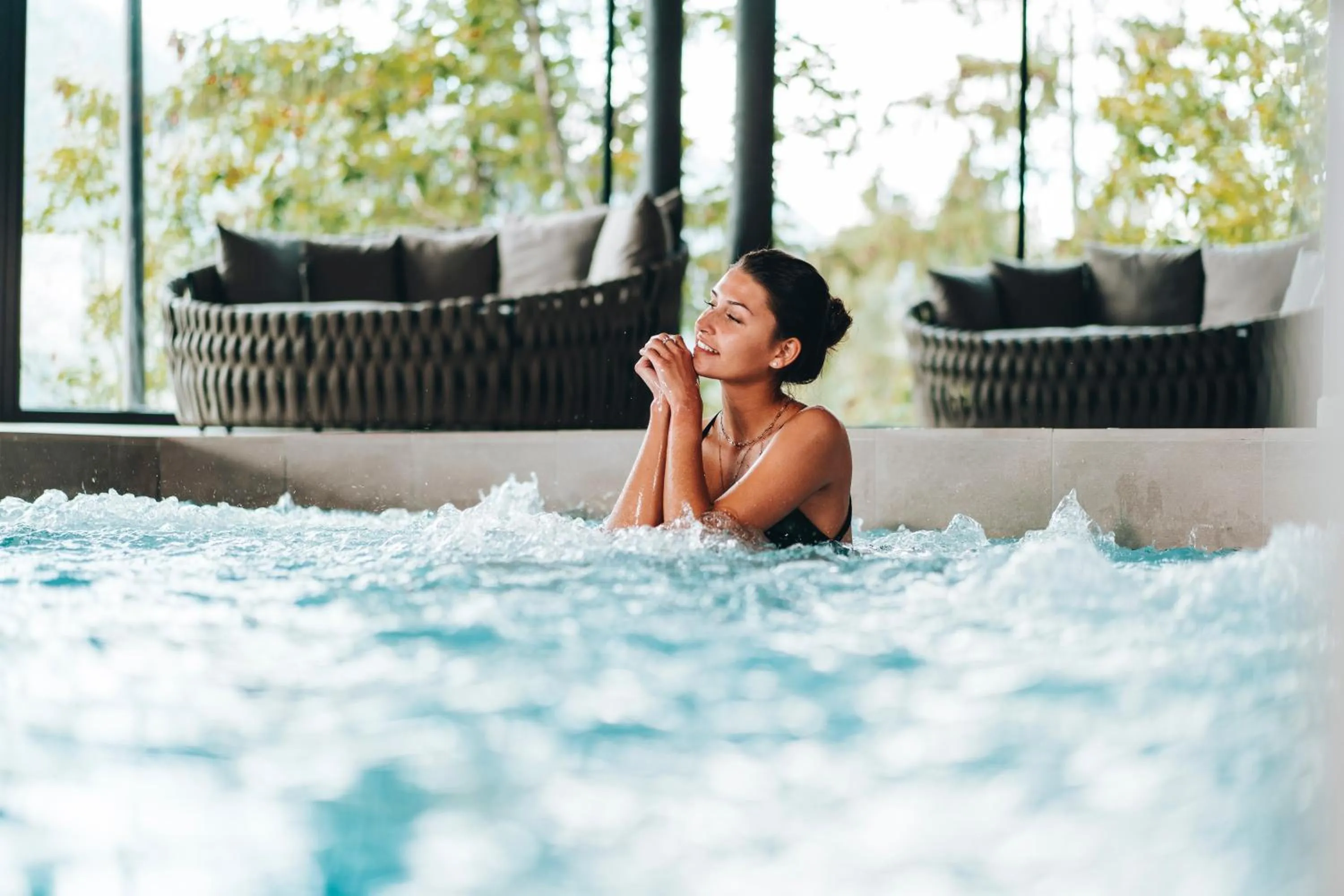Hot Tub in Hotel Panorama
