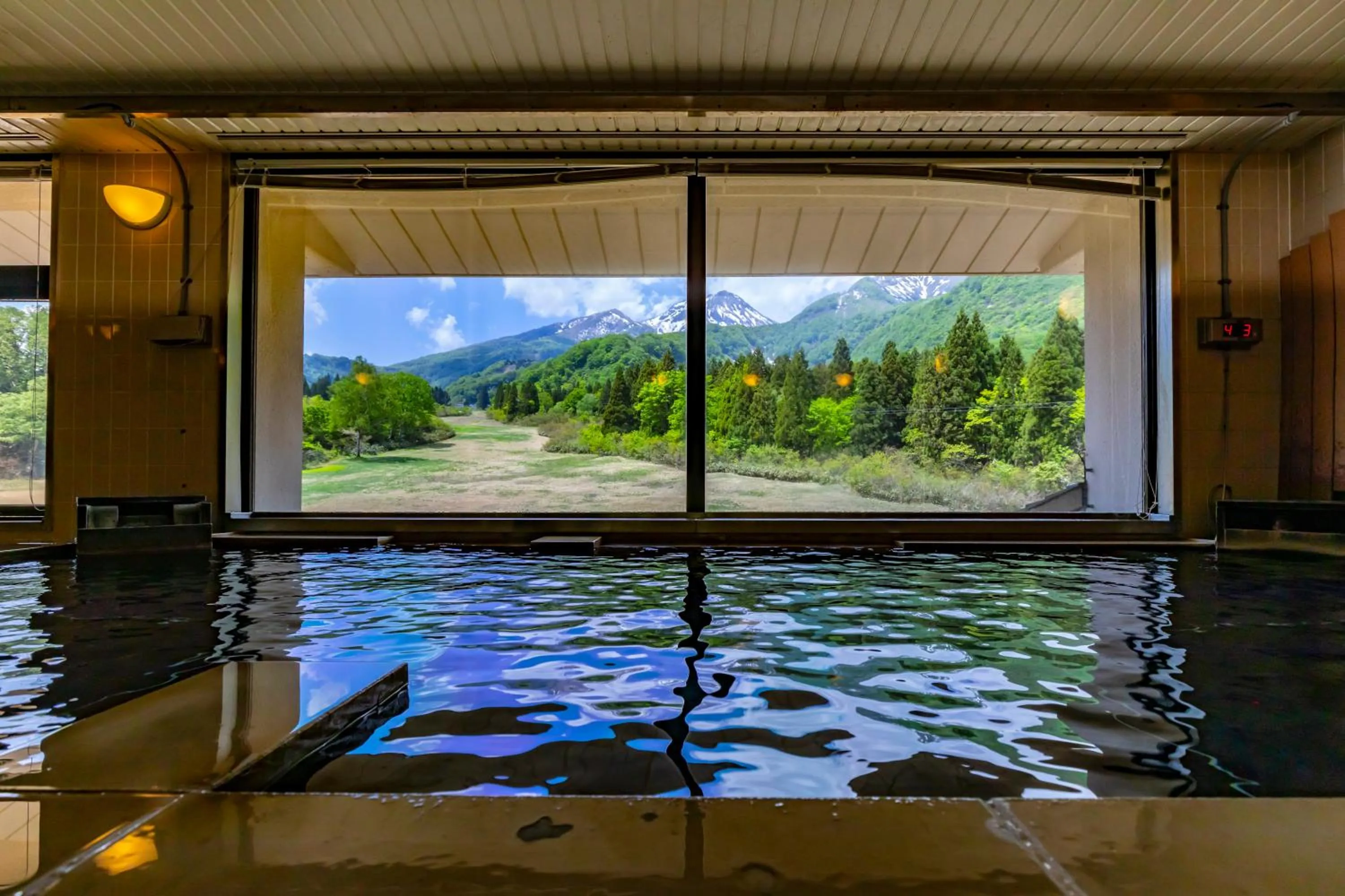 Mountain view in Kyukamura Myoko