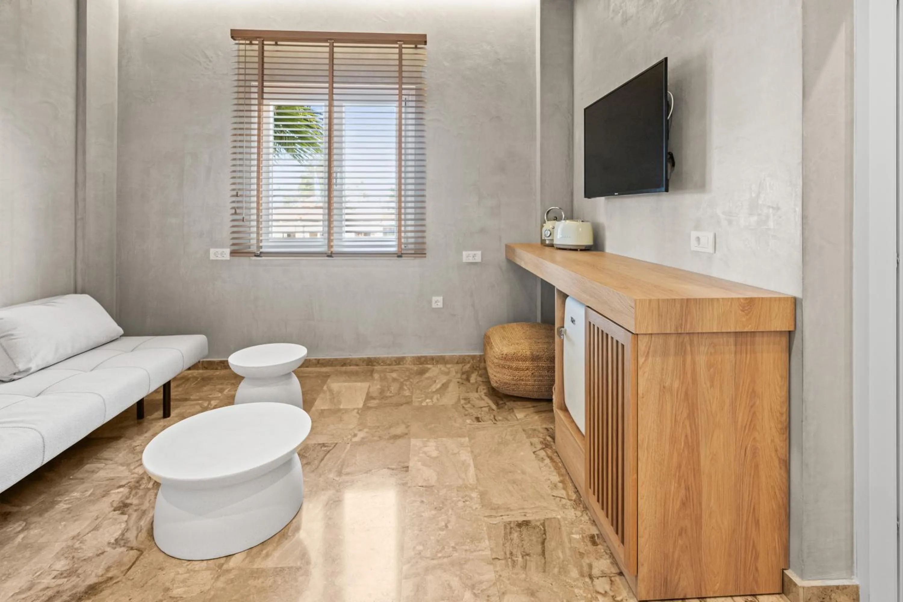 Living room in Nikos Apartments