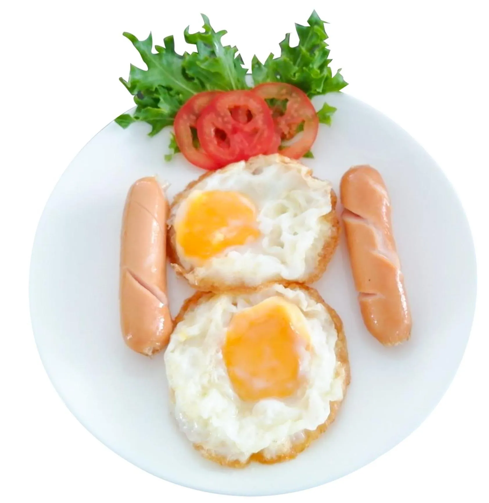 American breakfast in Uthaithani Resort