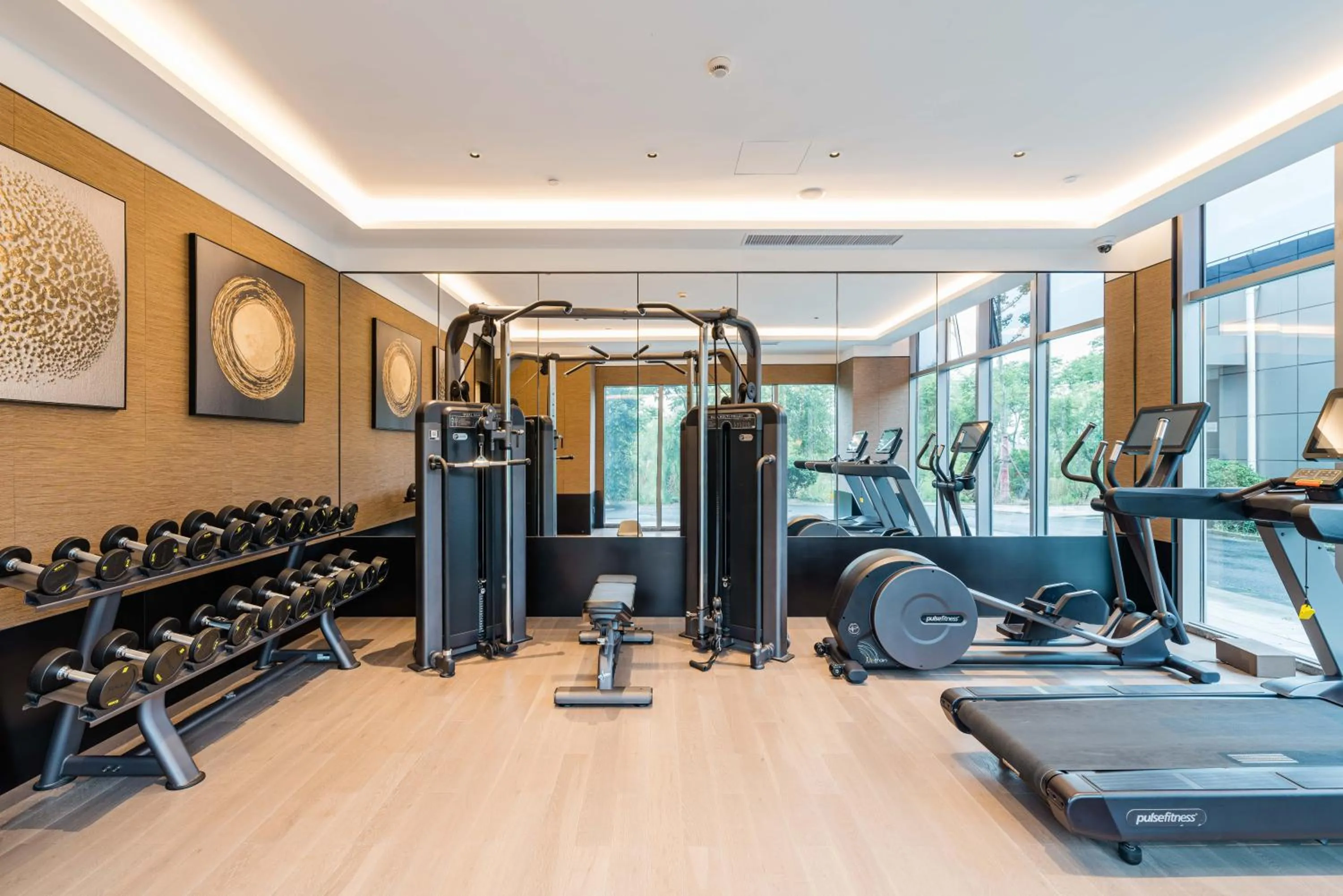 Fitness centre/facilities in Yunhe Yebo Hotel (Shanghai International Tourism Resort Pudong Airport)