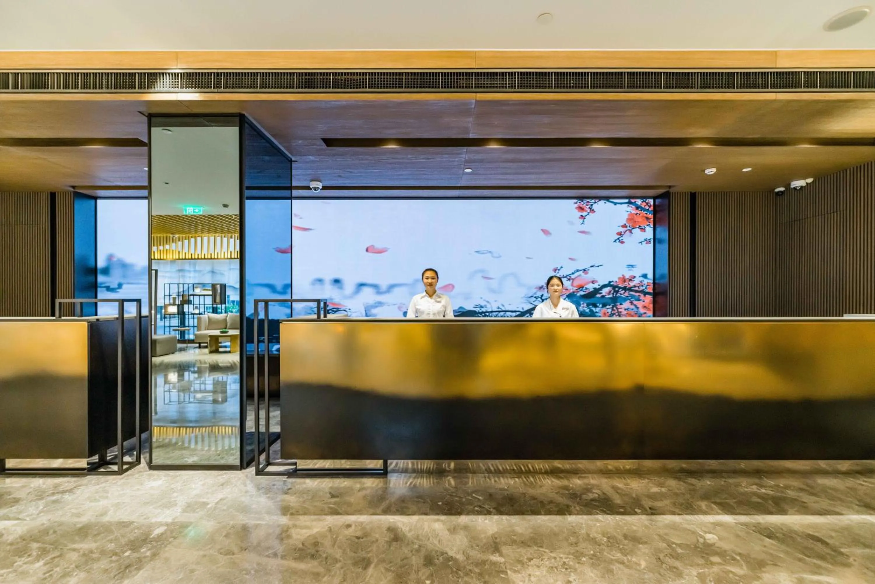 Living room in Yunhe Yebo Hotel (Shanghai International Tourism Resort Pudong Airport)