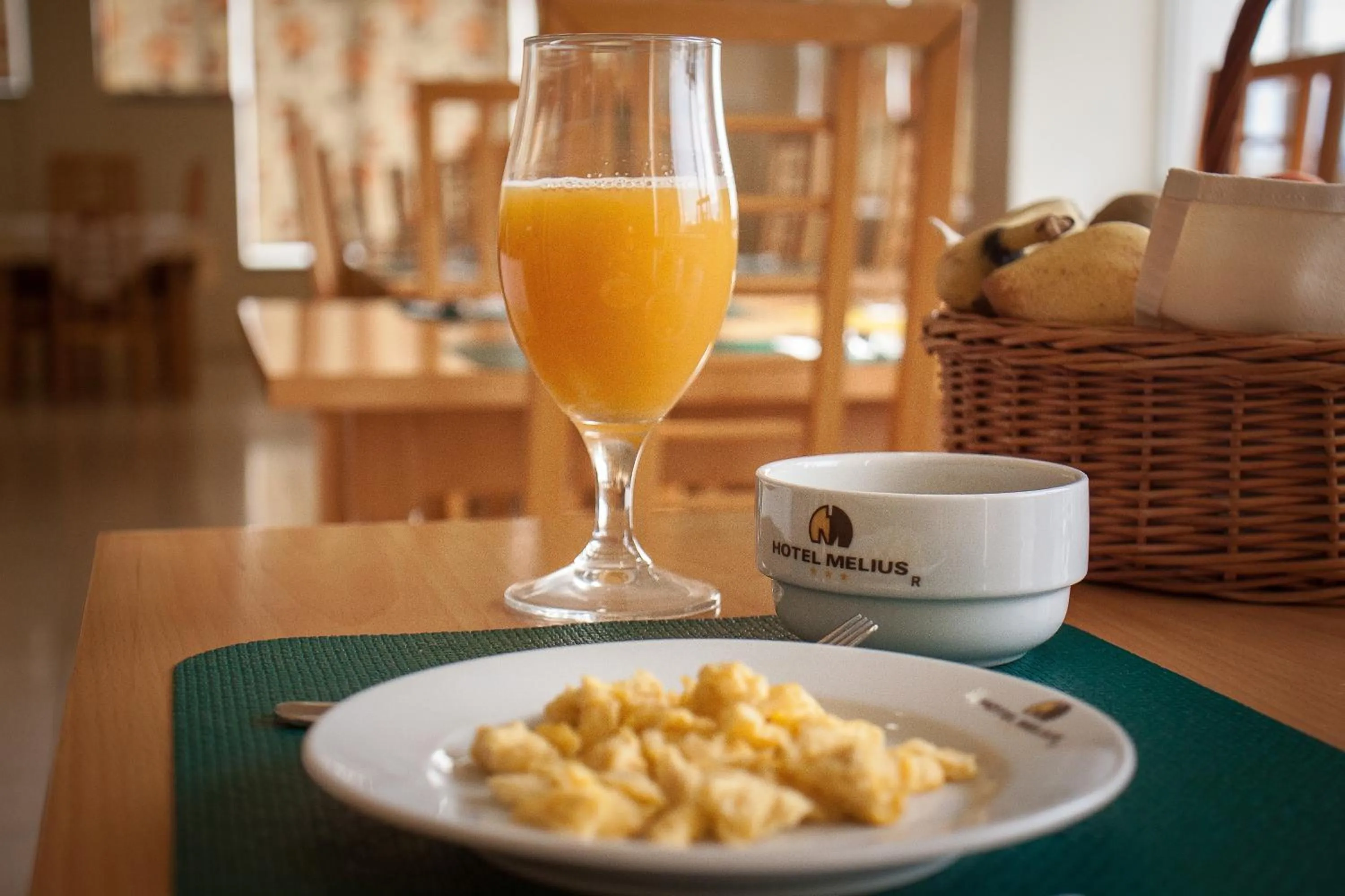 Food close-up in Hotel Melius