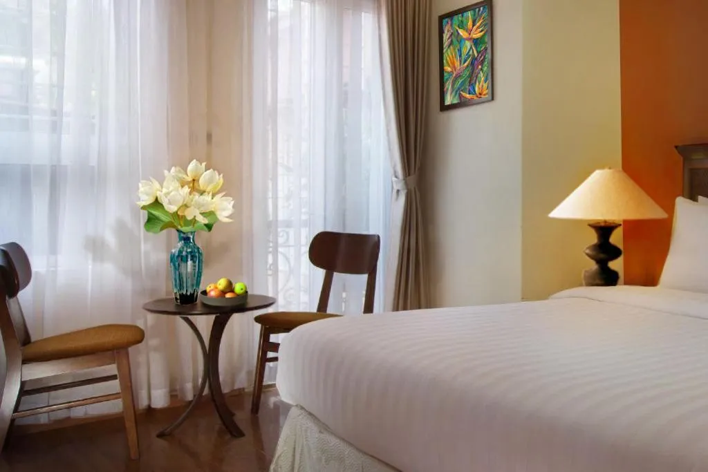 View (from property/room), Bed in Classic Street Hotel