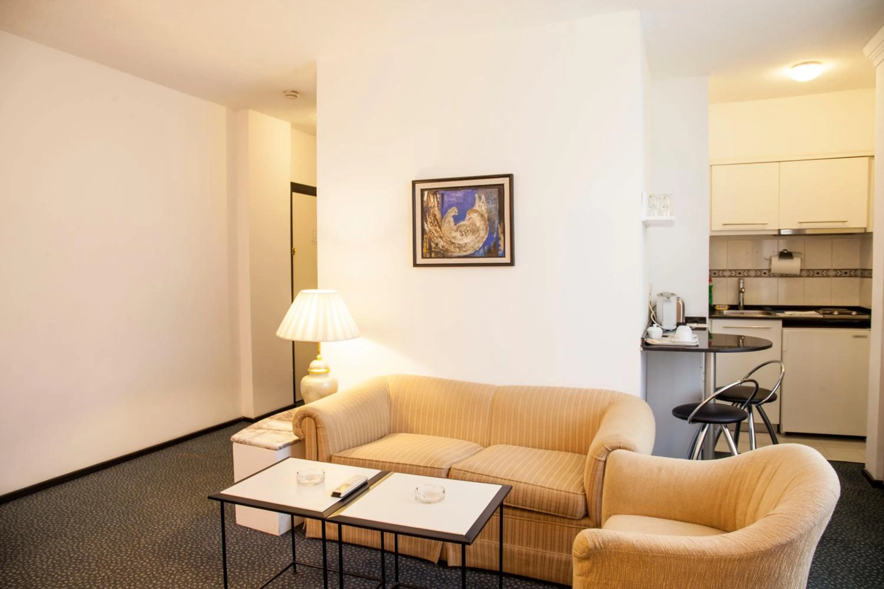 Seating area in King Hotel Guvenlik