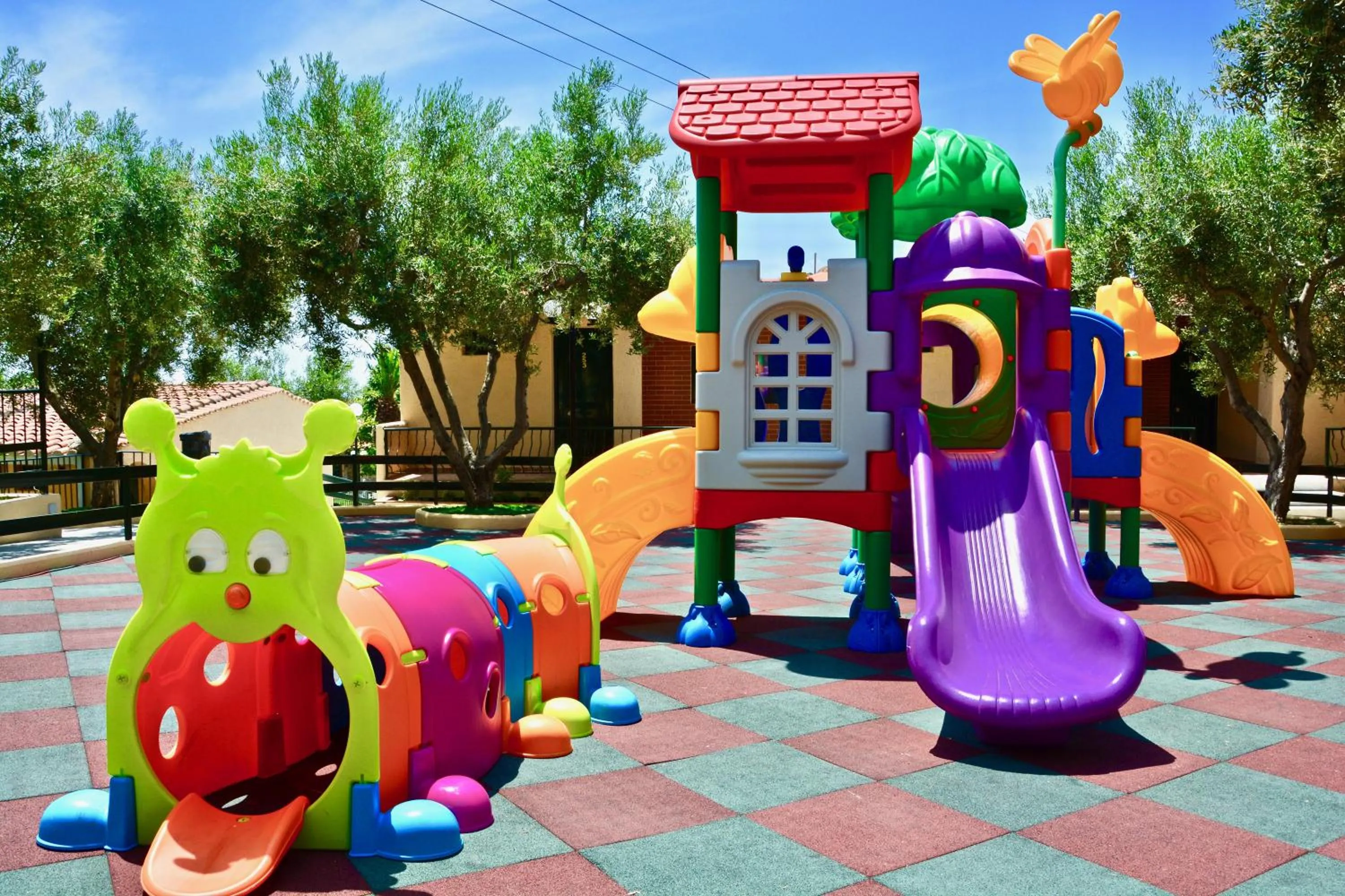 Children play ground in Village Mare