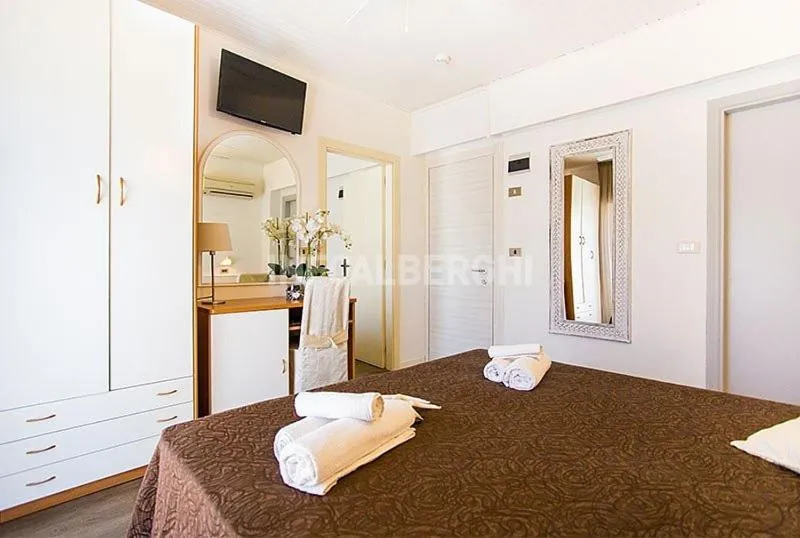 Bed in Hotel Ermeti B&B Brunch