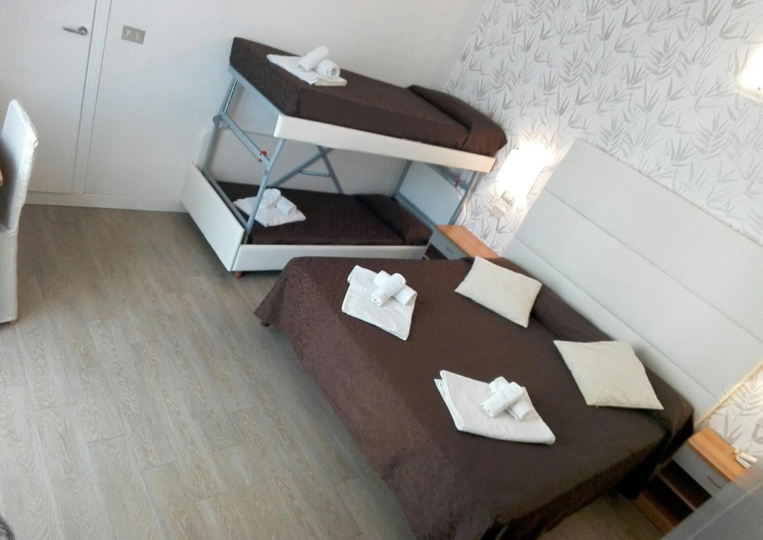 Bed in Hotel Ermeti B&B Brunch