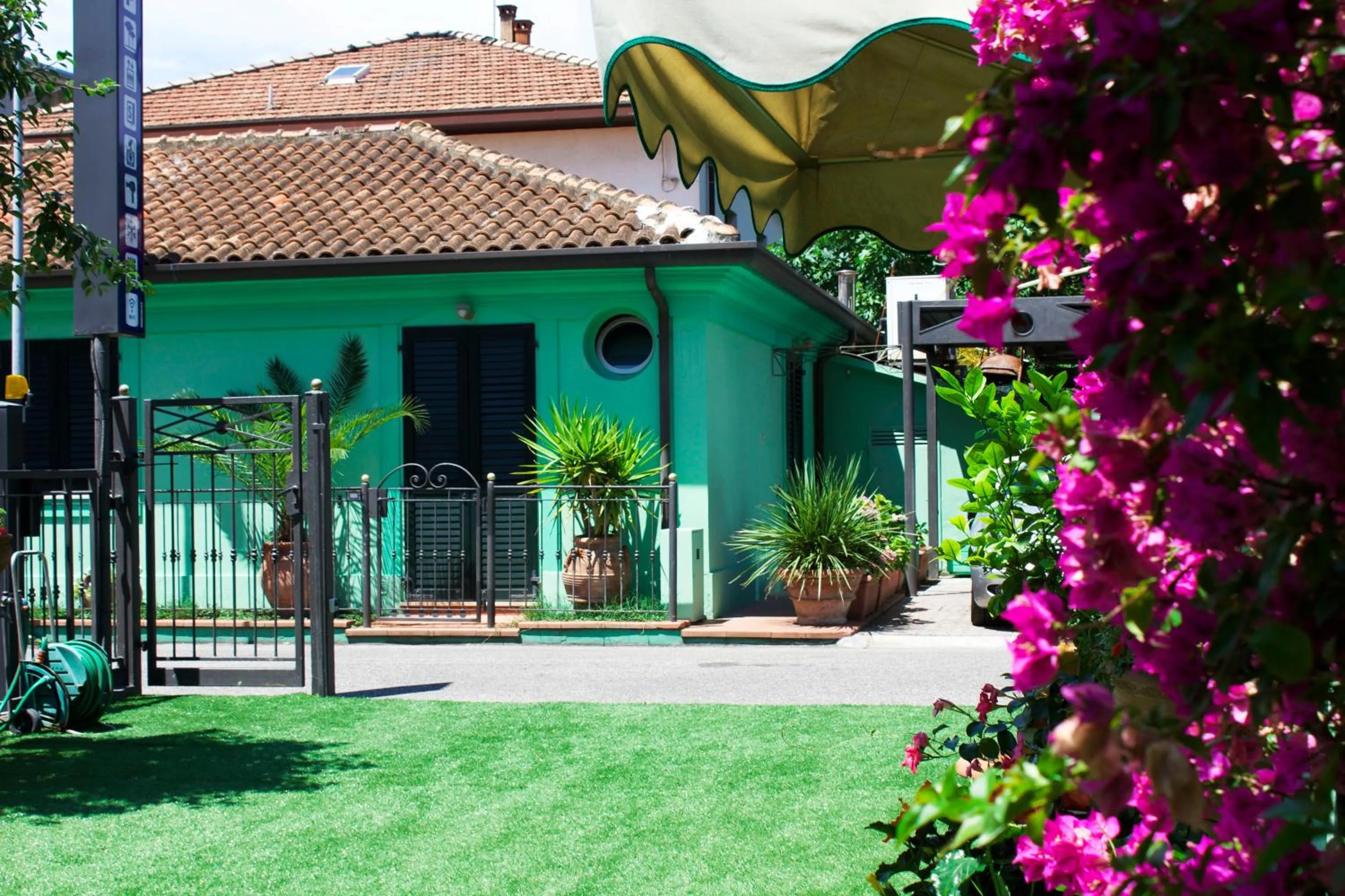 Garden in Hotel Residence Charles