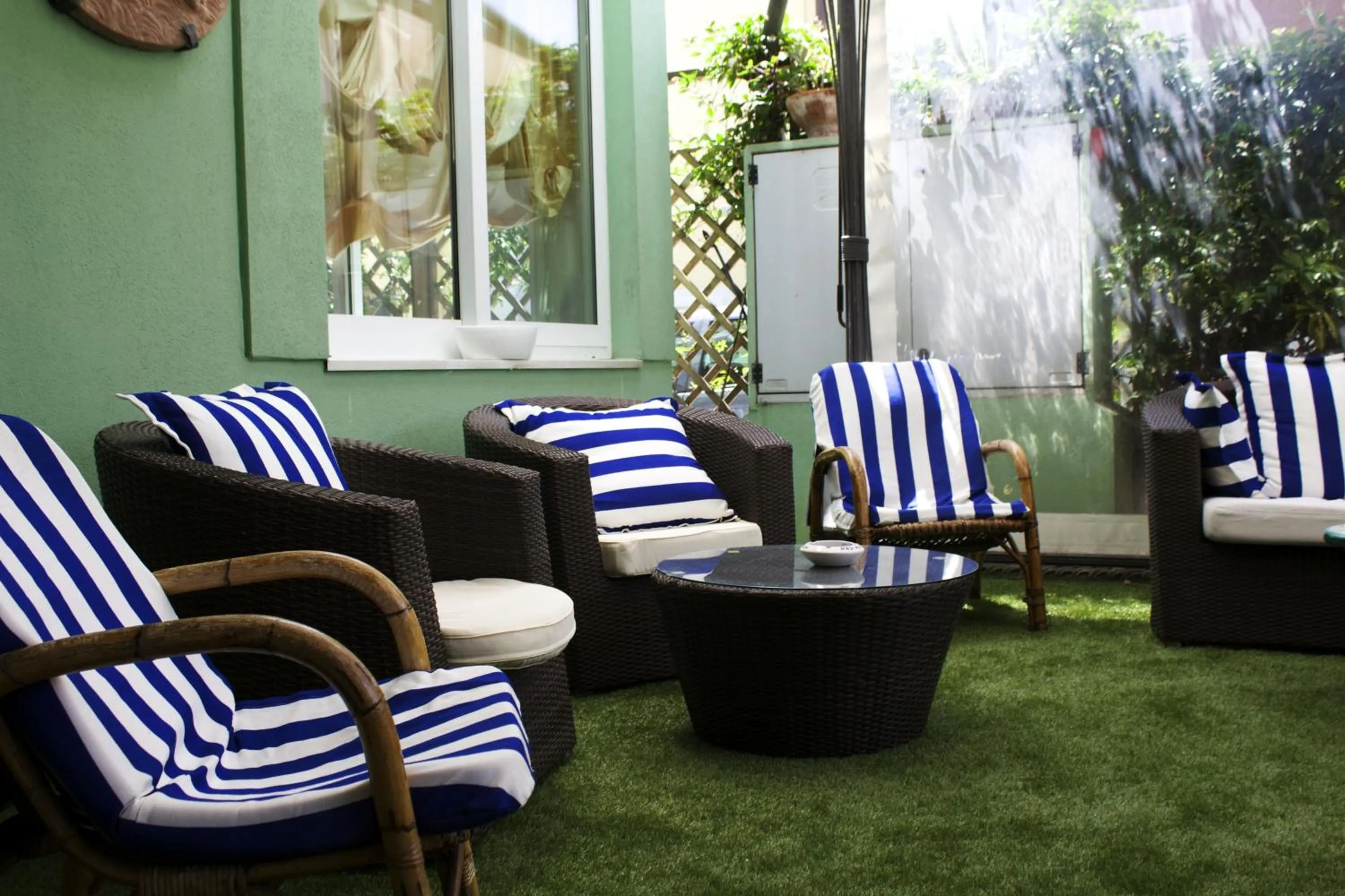 Garden in Hotel Residence Charles