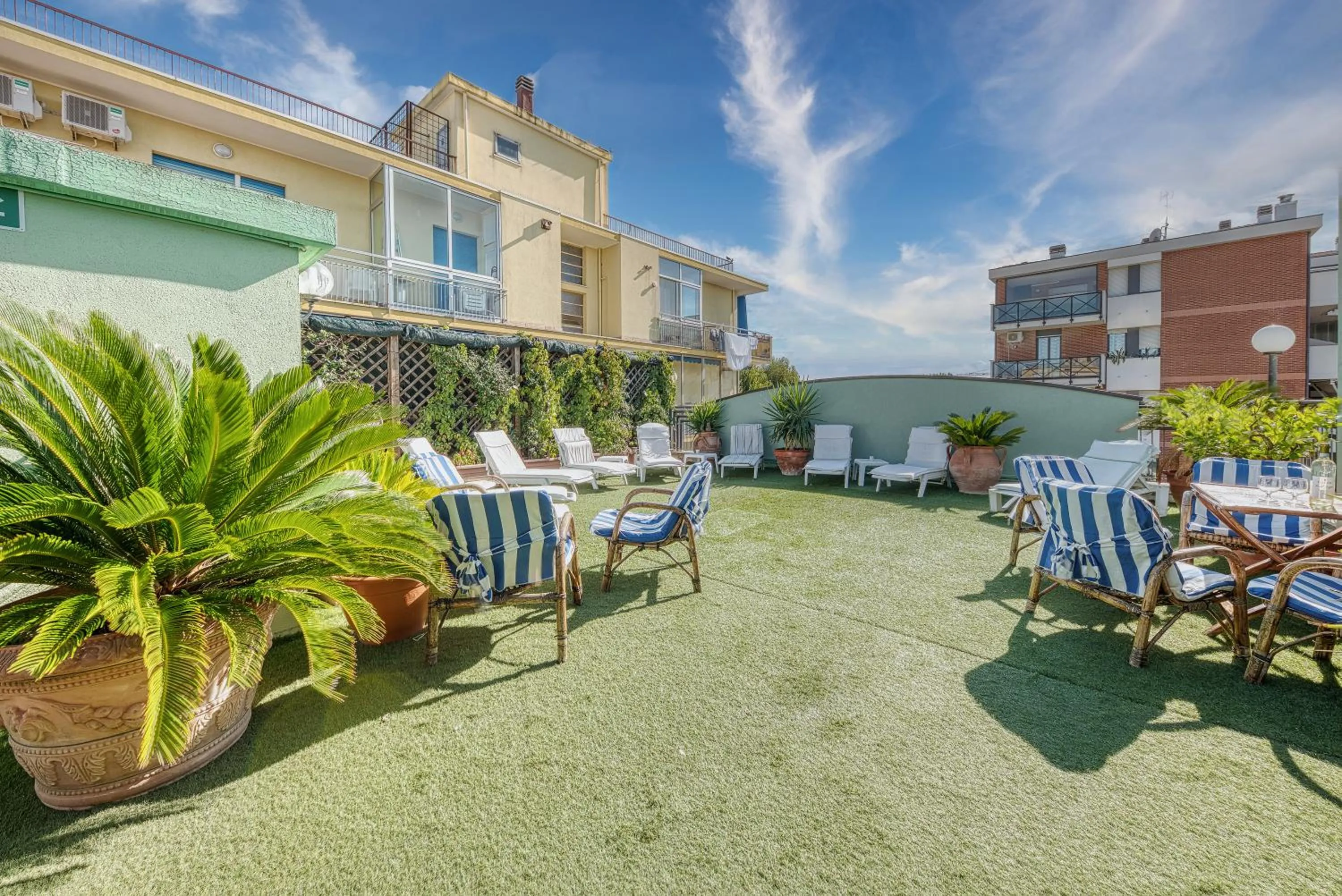 Garden in Hotel Residence Charles