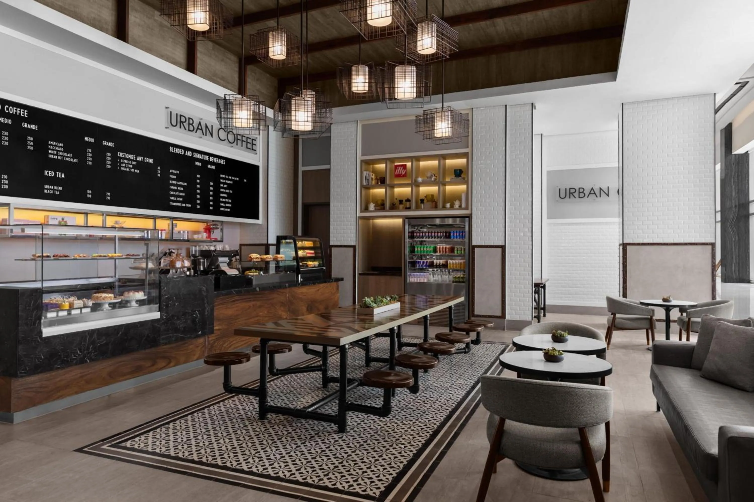 Restaurant/places to eat in Clark Marriott Hotel