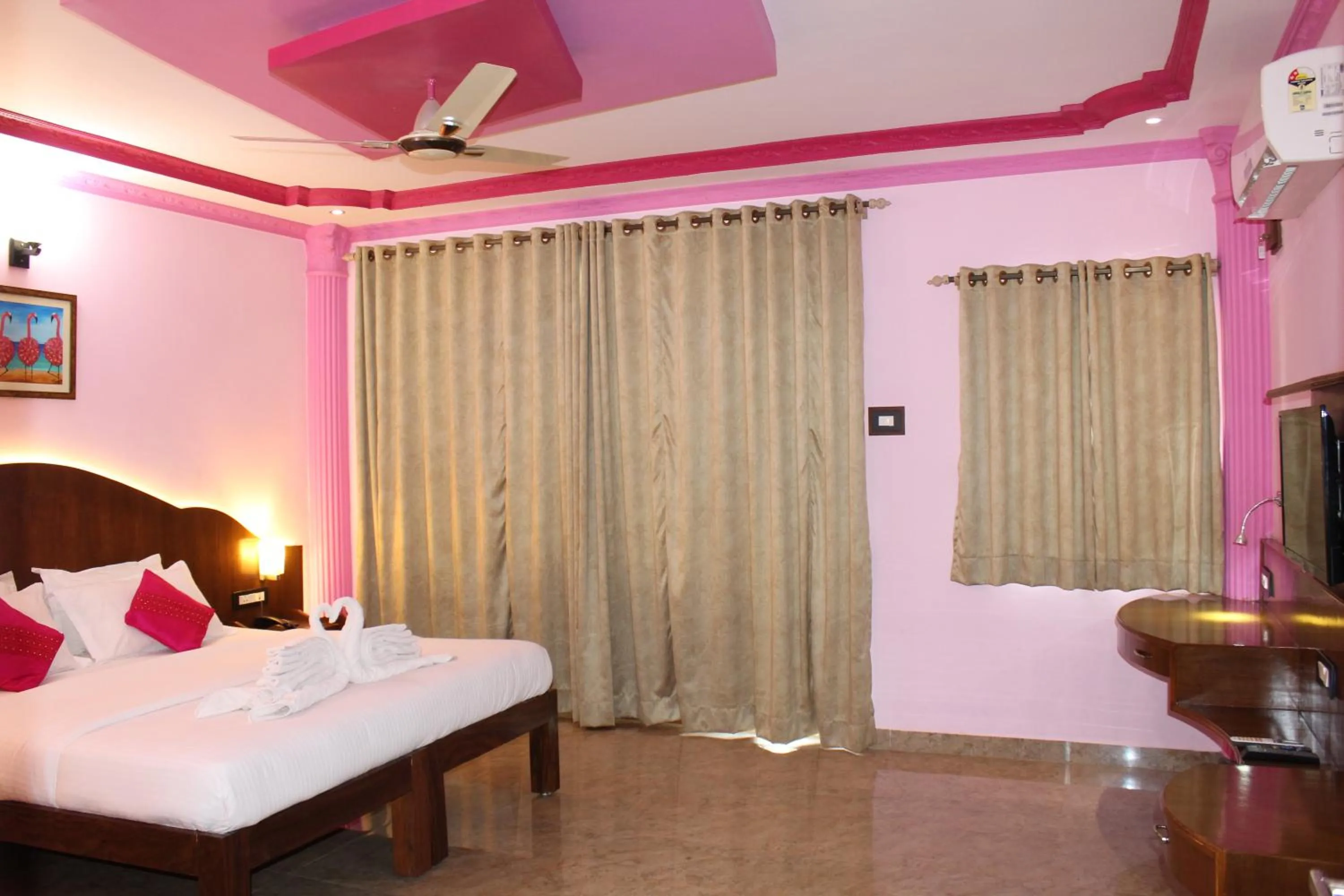 Bed in Sea View Resort