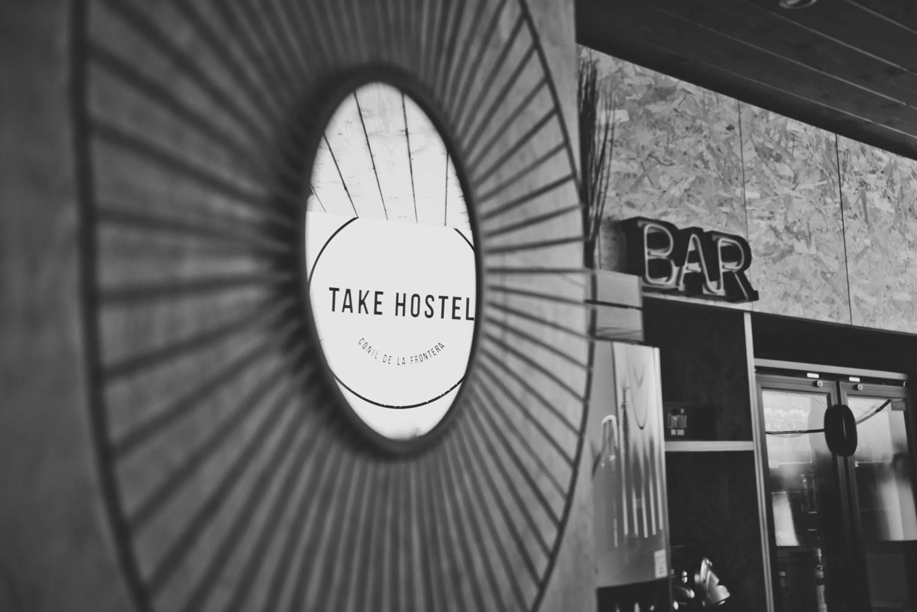 Decorative detail in TAKE SURF Hostel Conil