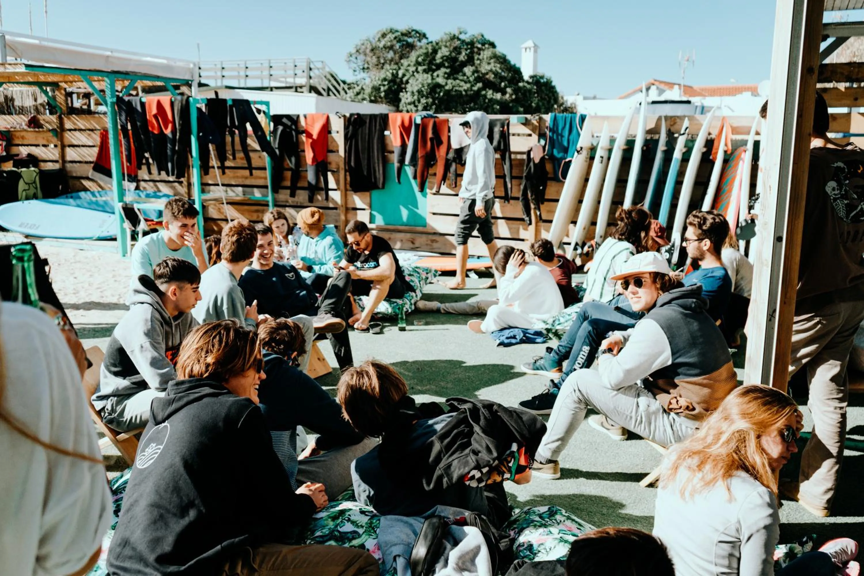 Day in TAKE SURF Hostel Conil