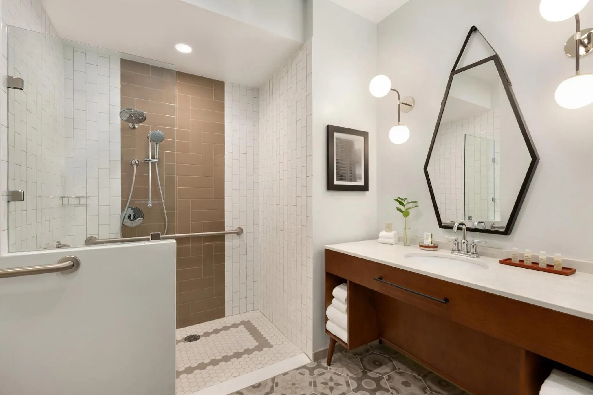 Bathroom in Hotel Indigo - Winston-Salem Downtown by IHG