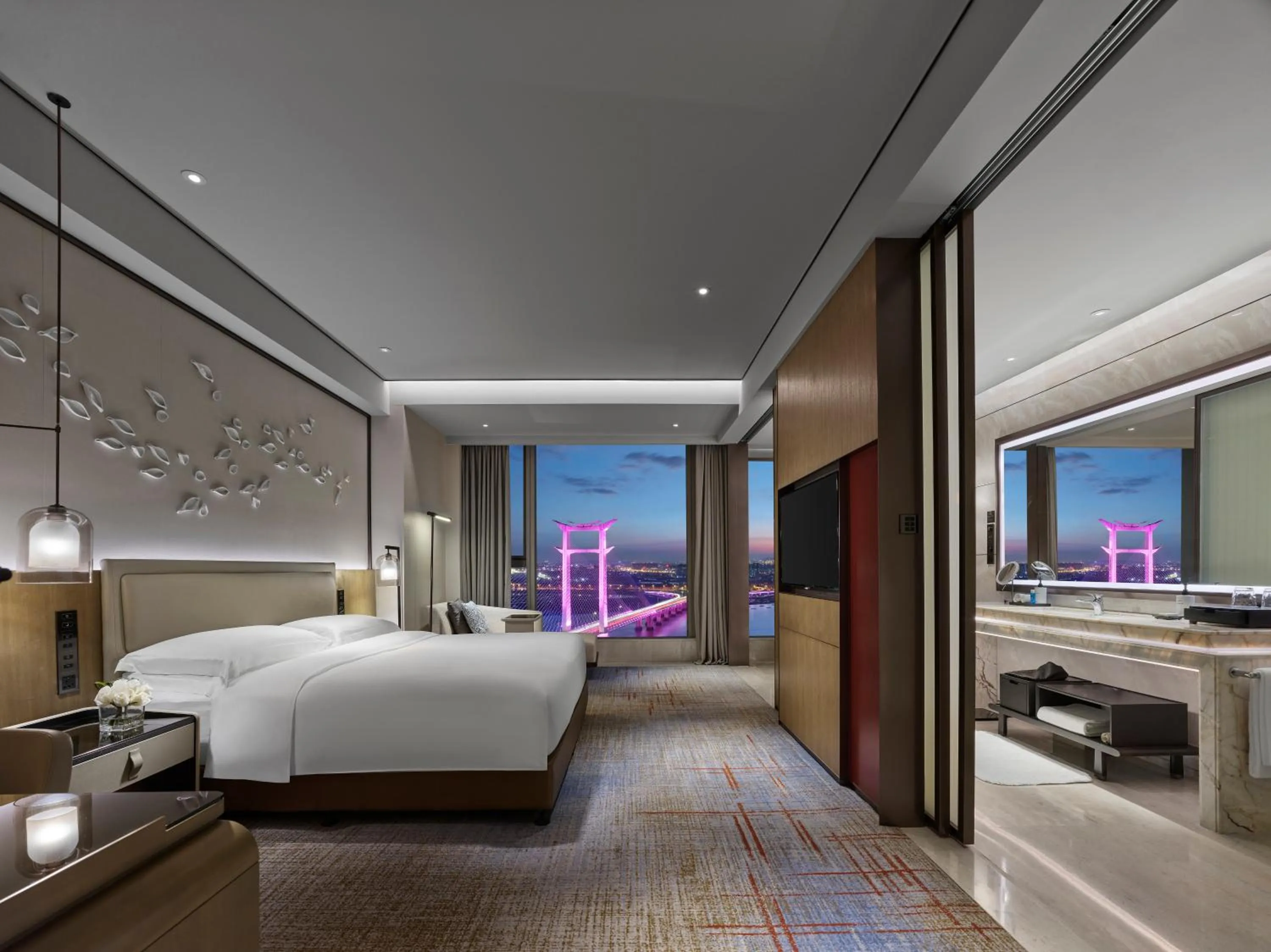 Bed in InterContinental Quanzhou by IHG