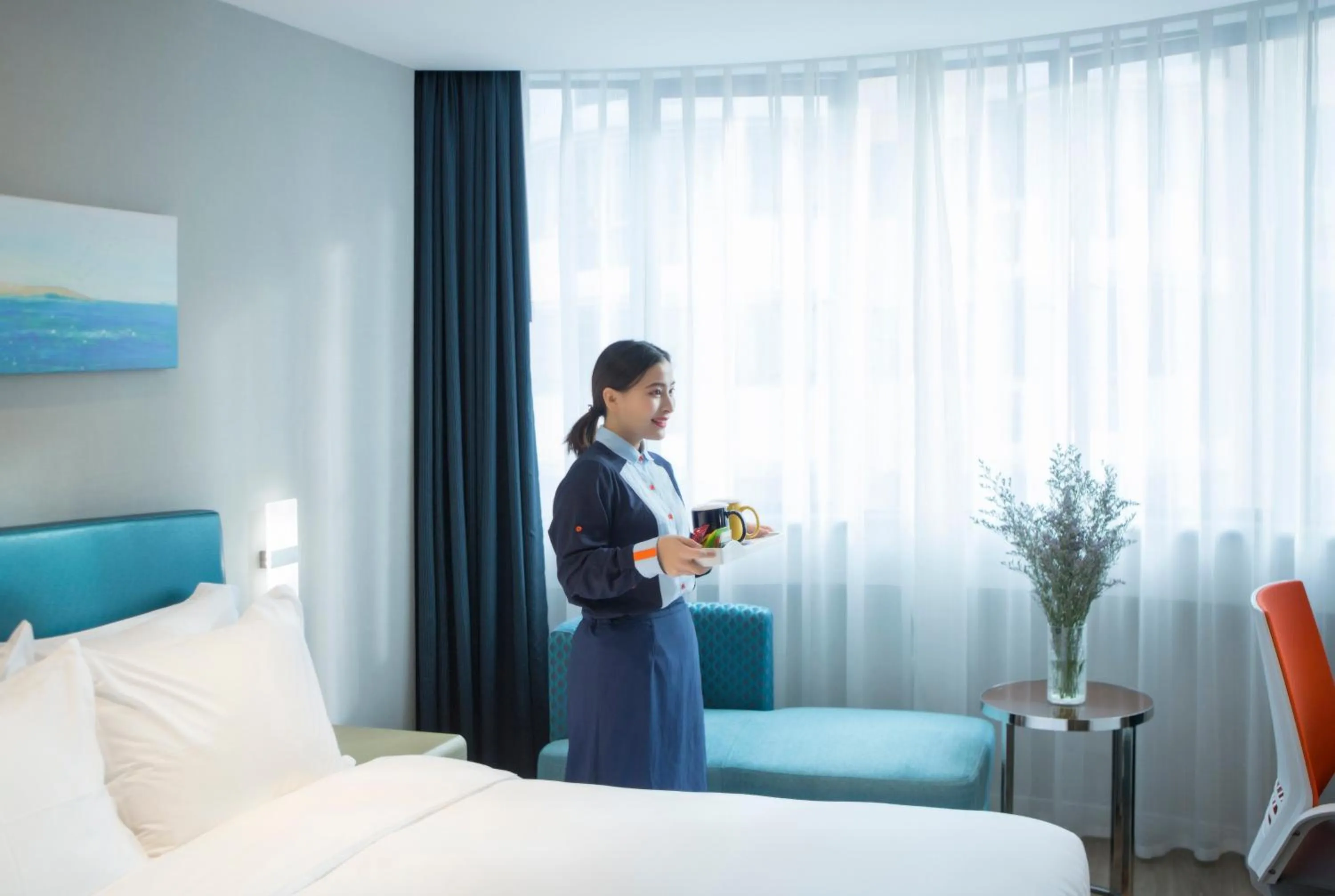 Photo of the whole room, Bed in Holiday Inn Express - Xiamen City Center by IHG