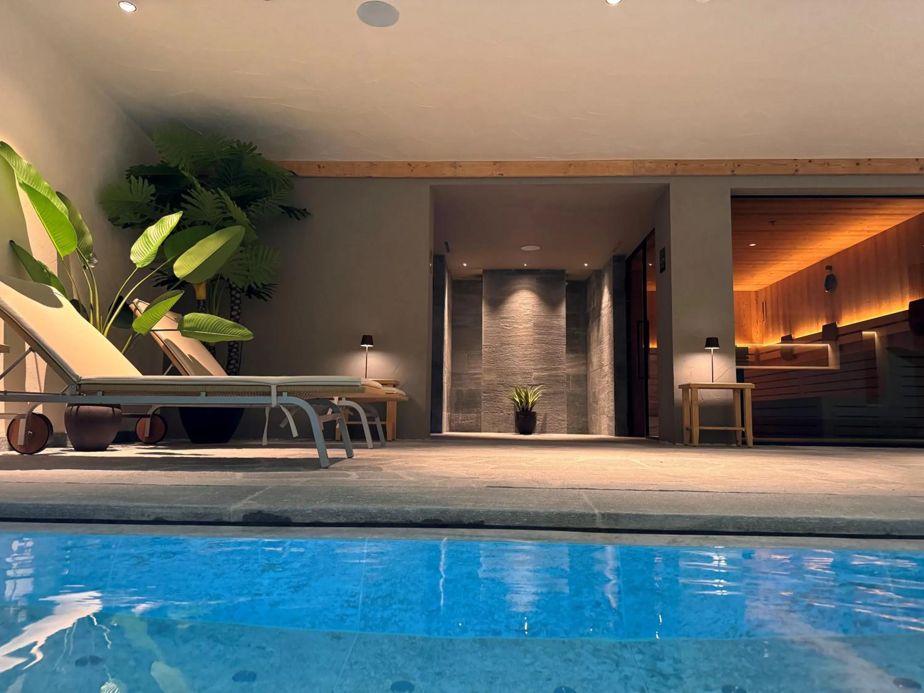 Pool view in Hotel Gran Fanes