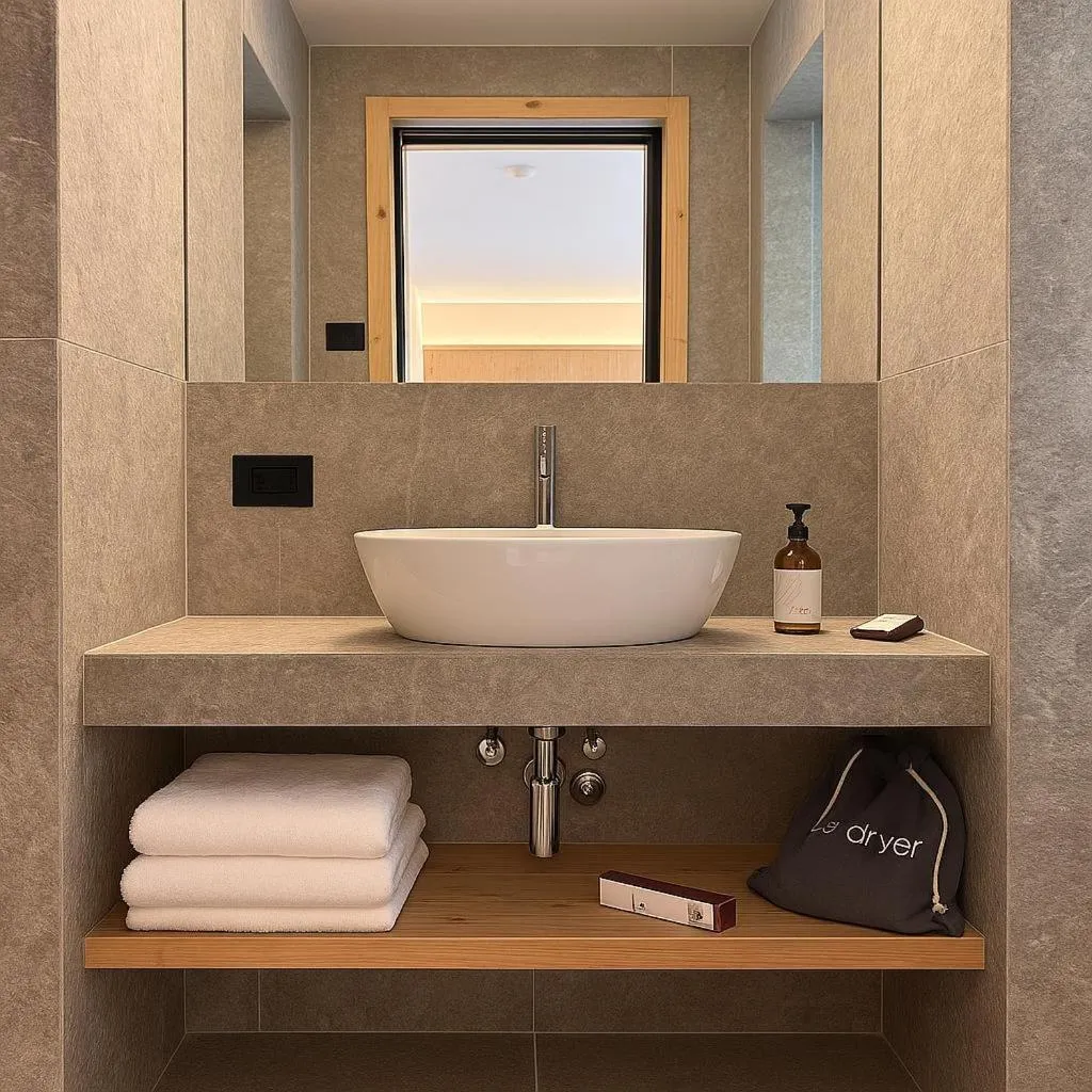 Bathroom in Hotel Gran Fanes