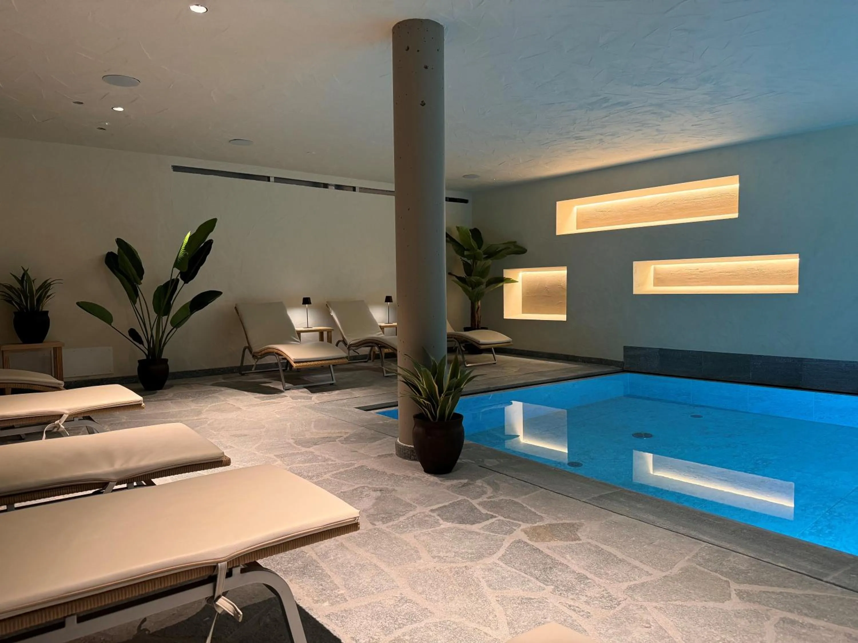 Pool view in Hotel Gran Fanes