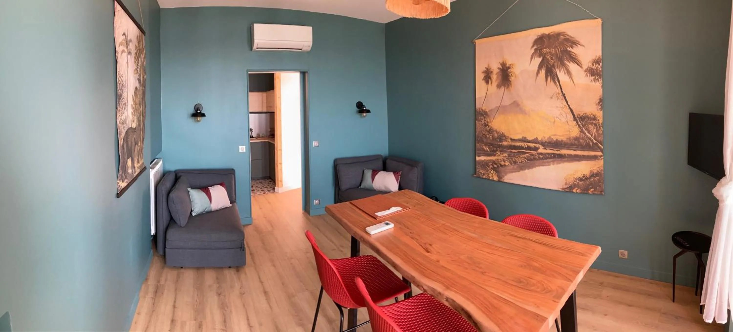 Living room in Les Galets Hôtel et B&B