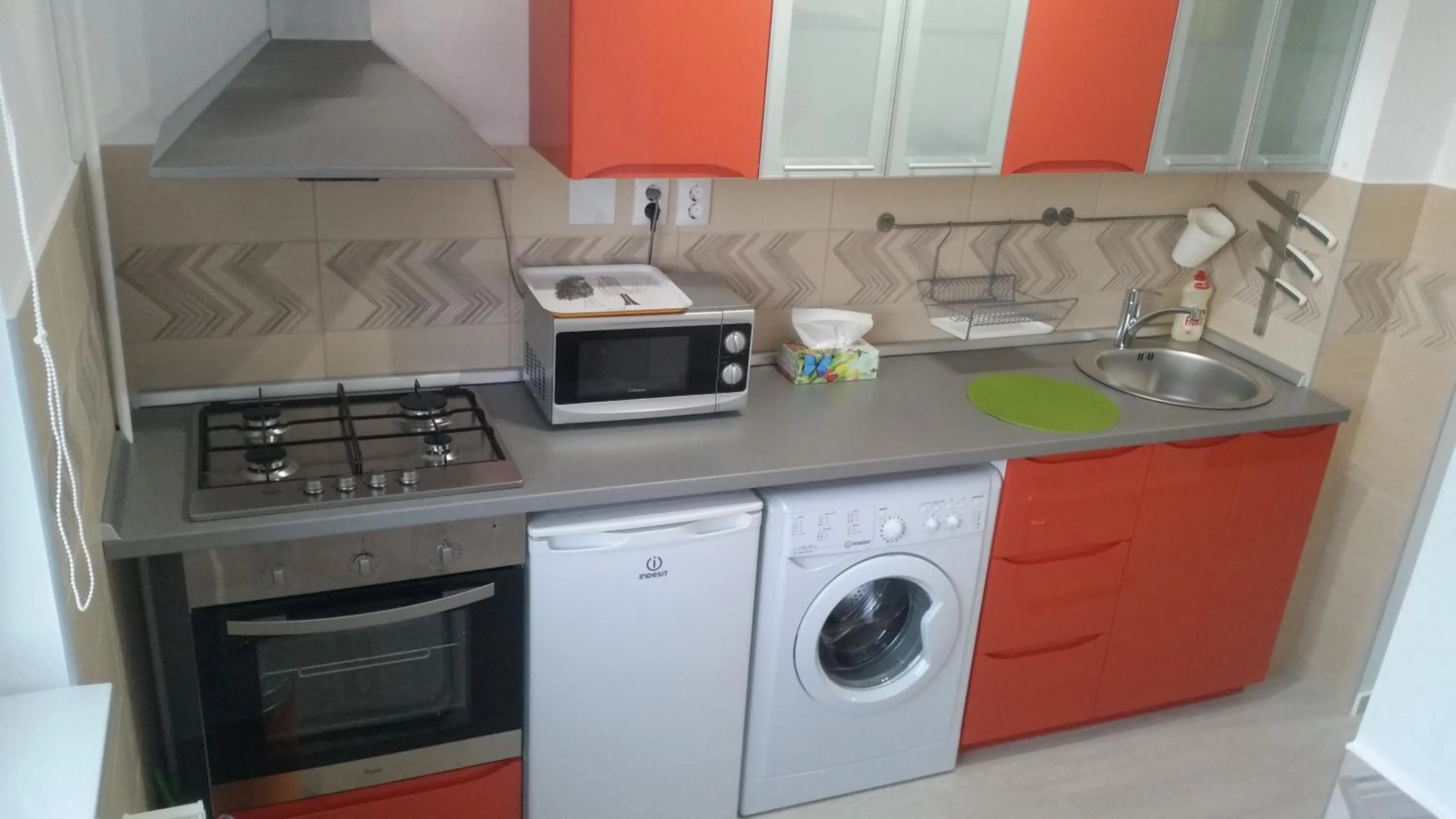 Kitchen or kitchenette in Calea Victoriei Residence