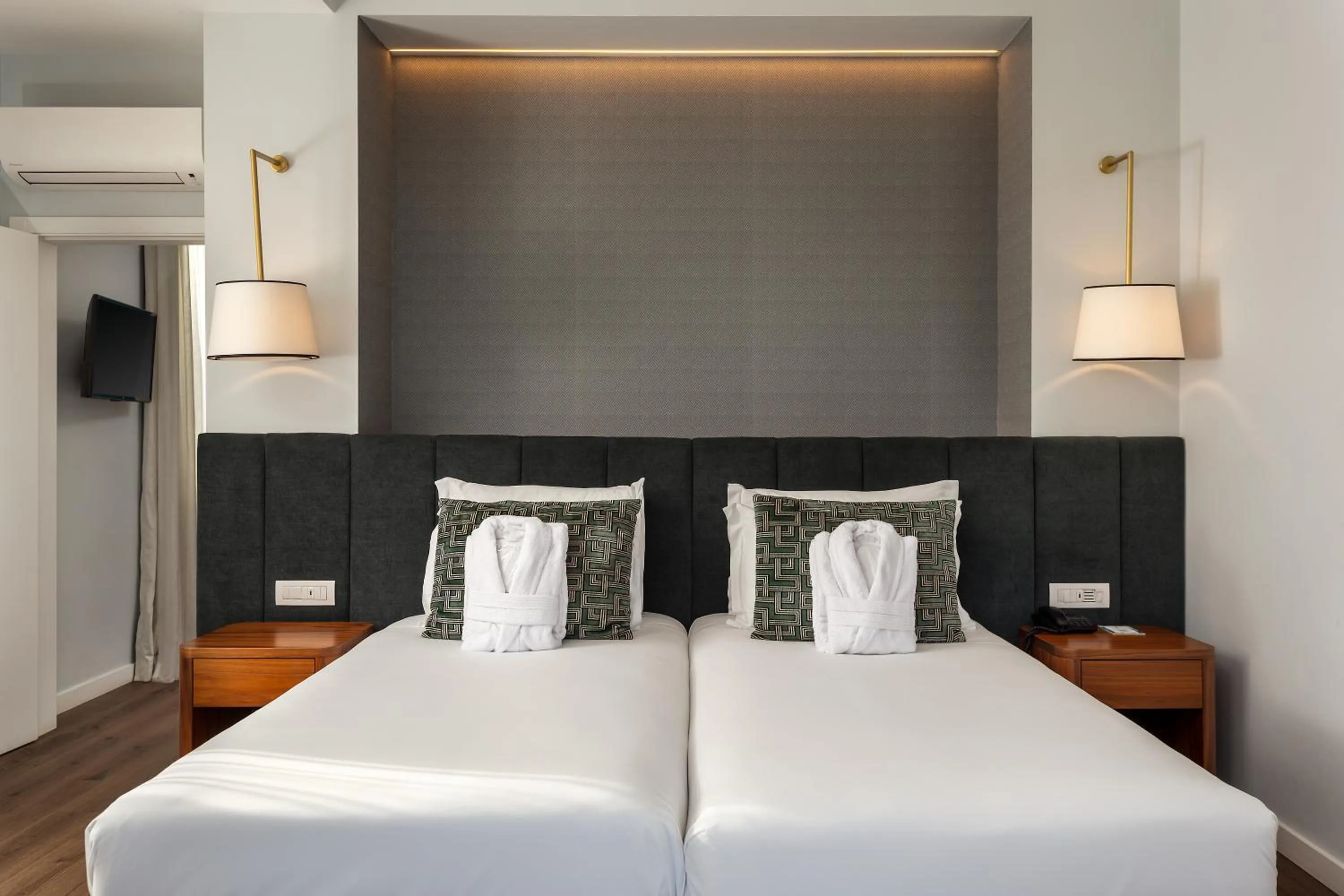 Bedroom, Bed in Hotel Baia