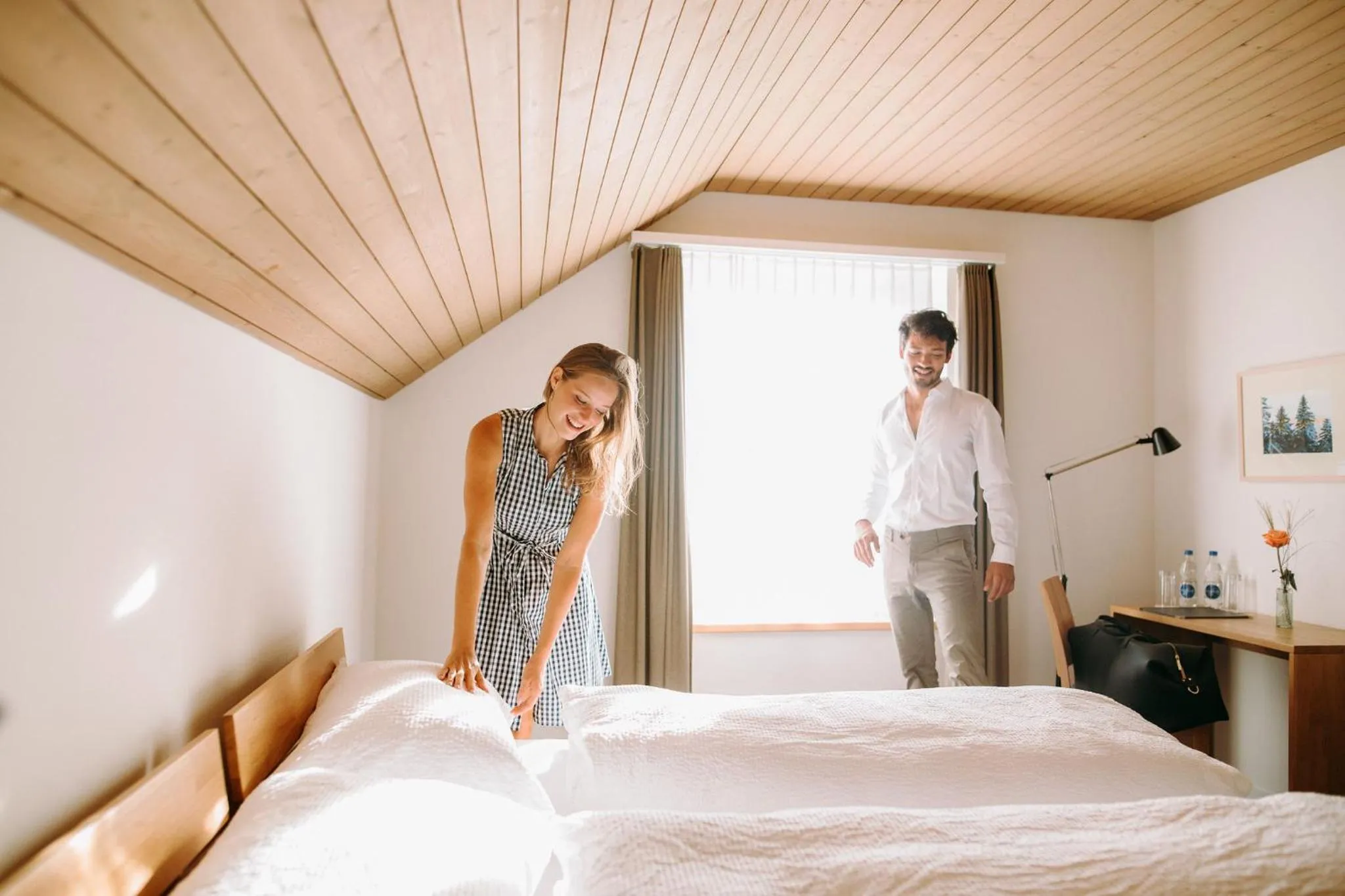 Bed in Gasthof Sunnebad